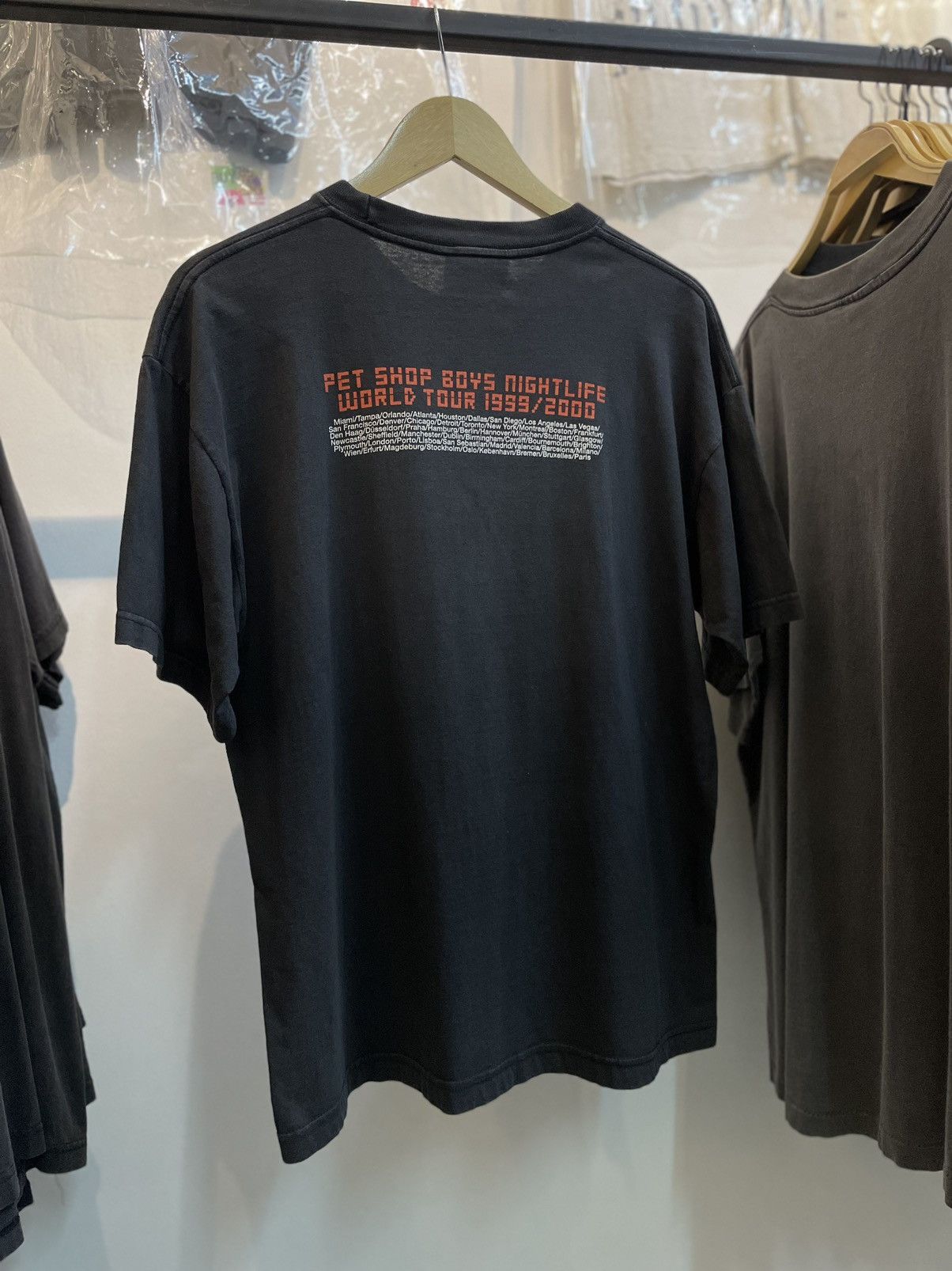 Band Tees PET SHOP BOYS 'NIGHTLIFE' WORLD TOUR [1999/2000] Size US M / EU 48-50 / 2 - 5 Thumbnail