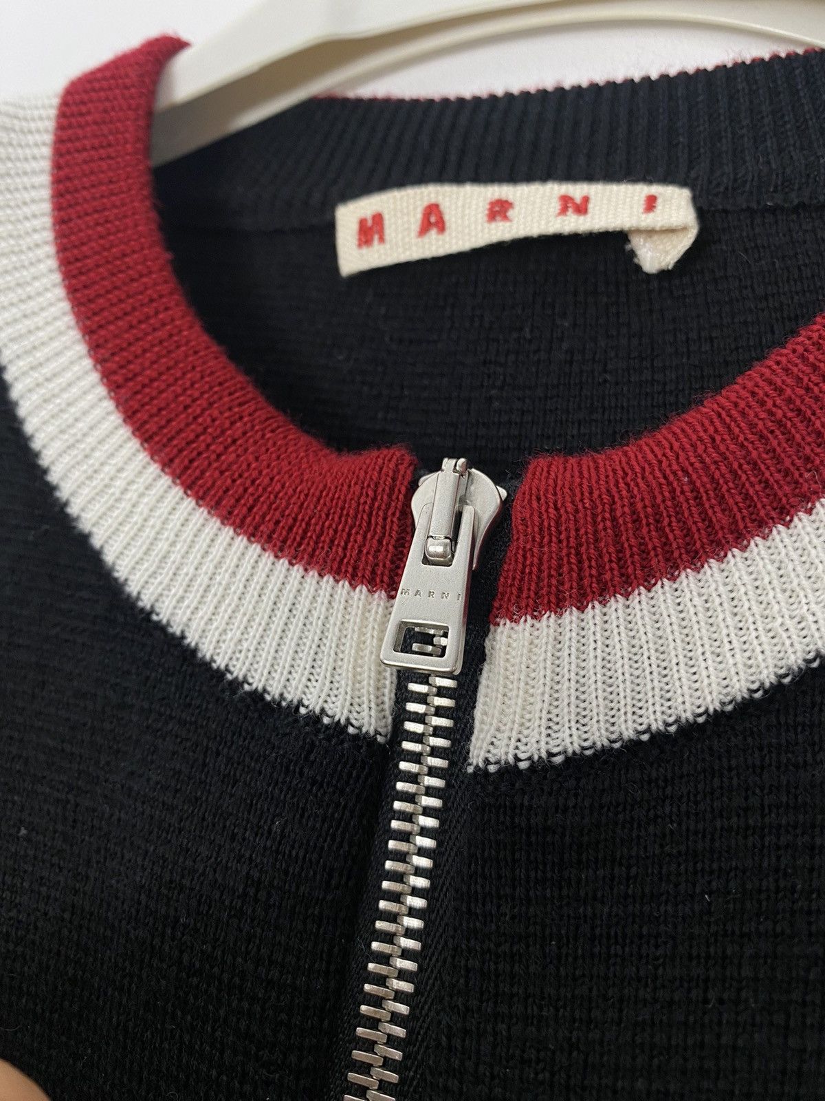 Marni Marni Cardigan Jumper zip fit XS y2k basic luxury old money Size XS / US 0-2 / IT 36-38 - 3 Thumbnail