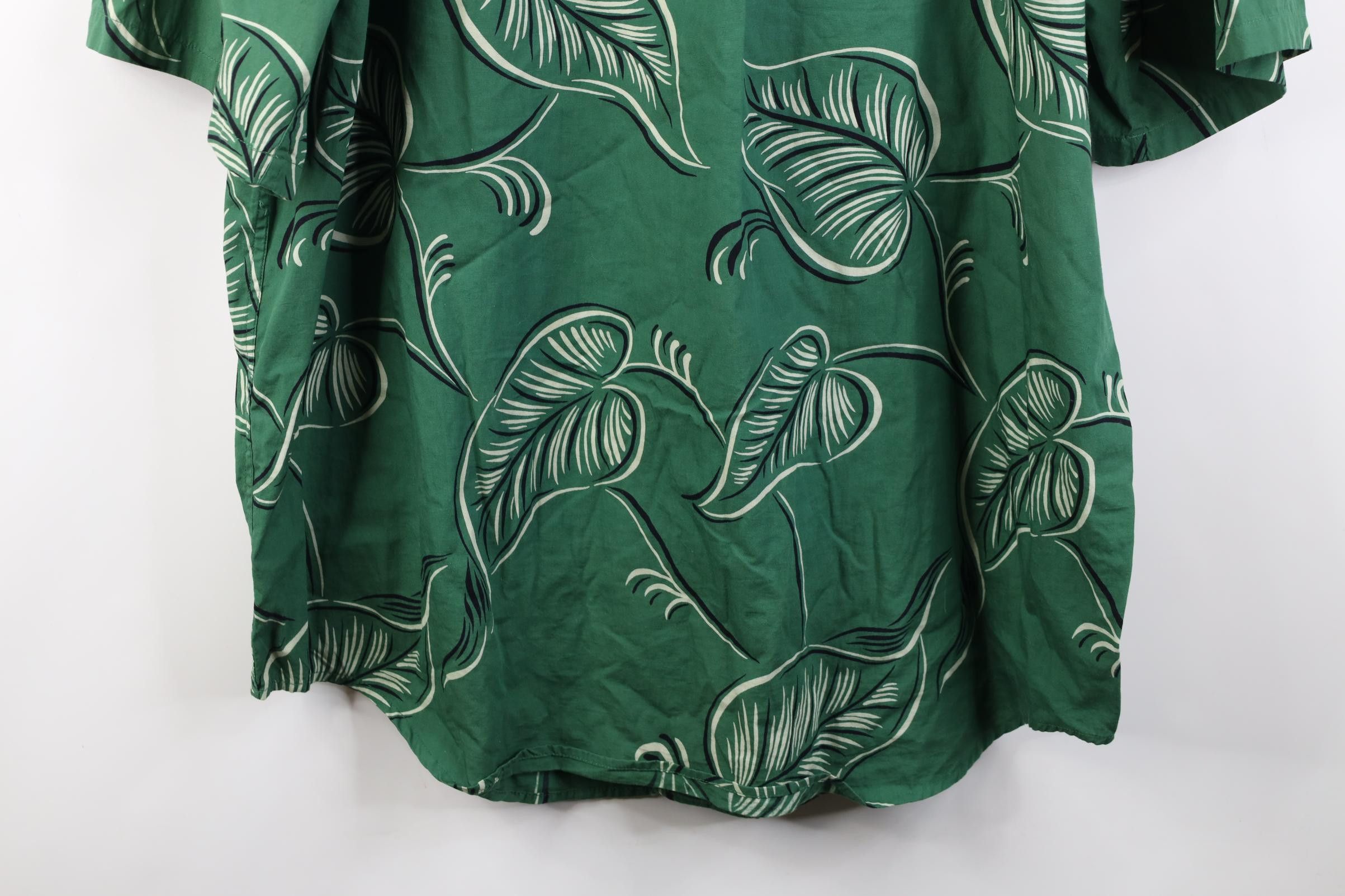 Banana Republic Vintage 90s Banana Republic Leaf Beach Luau Button Shirt Size US L / EU 52-54 / 3 - 12 Thumbnail