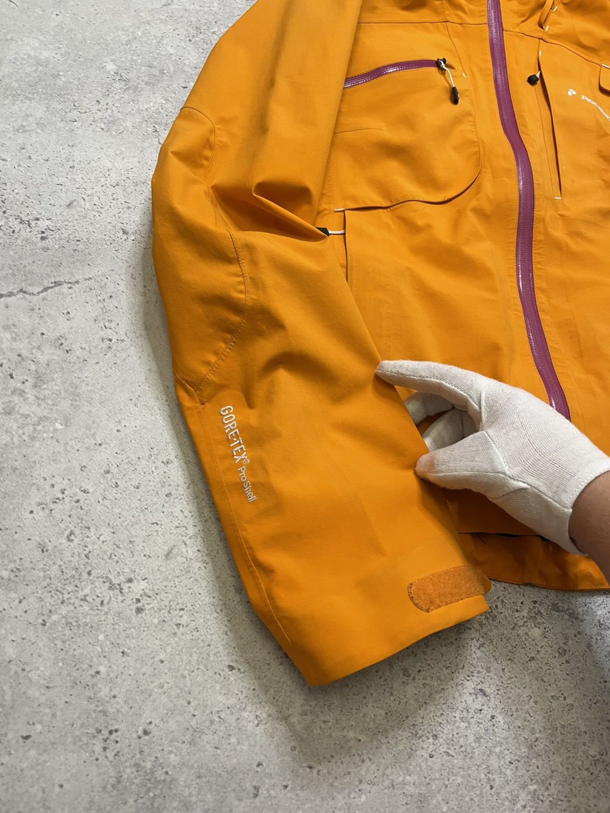 Peak Performance Gore-Tex Pro Orange Heli Alpine Jacket