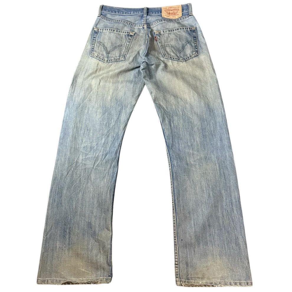 Engineered Garments × Levi's Vintage y2k Levis 506 Thrashed Distressed Dirty Washed Denim Size US 31 - 2 Thumbnail