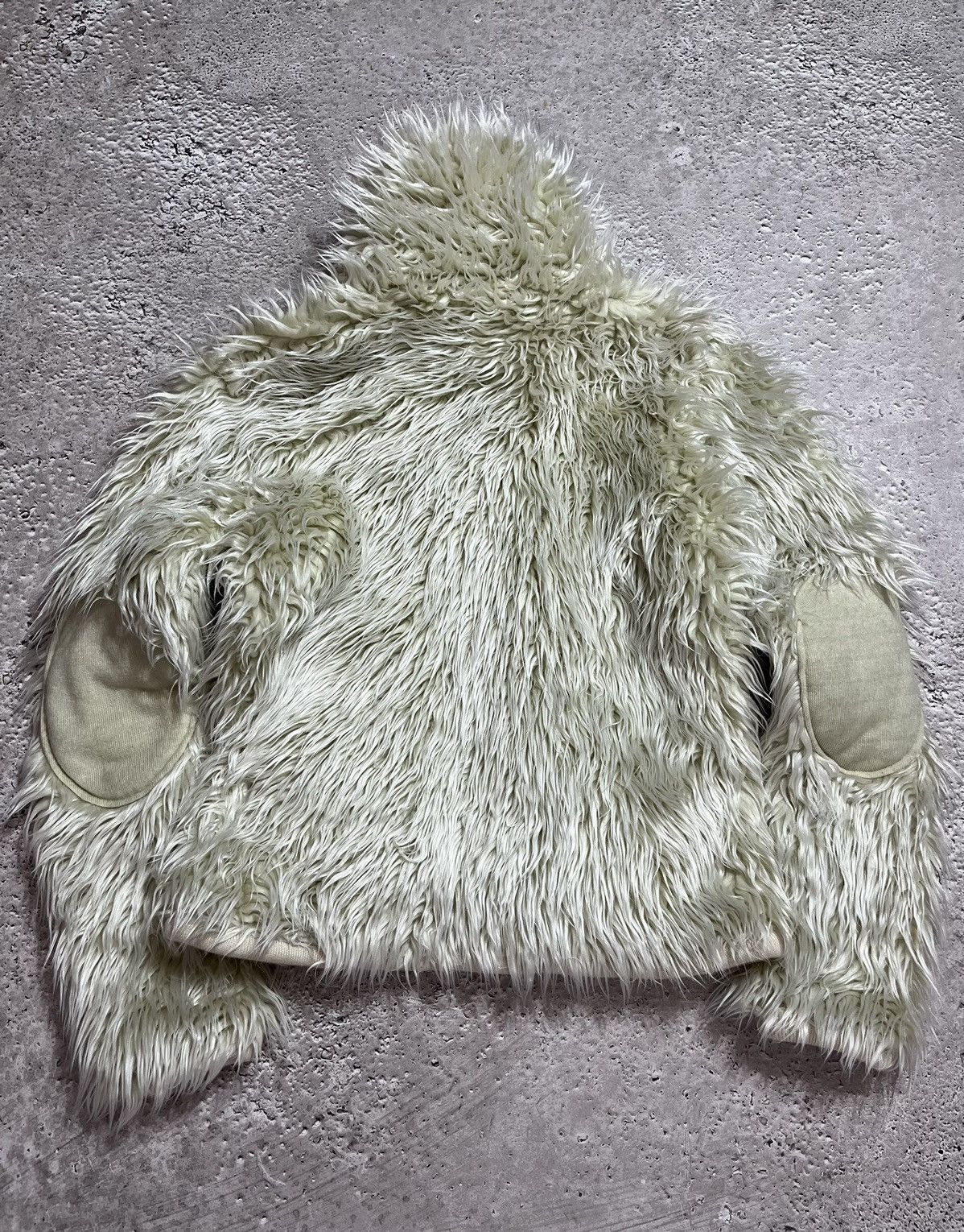 Beauty Beast × If Six Was Nine × Vintage FAUX FUR AMAZING CROPPED AVANT-GARDE JACKET COAT Size M / US 6-8 / IT 42-44 - 9 Thumbnail