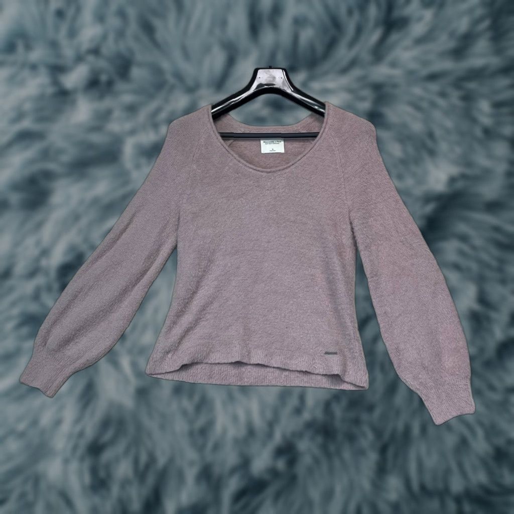 Abercrombie & Fitch Abercrombie & Fitch Pink Soft V-Neck Sweater Shirt Women Size Small Size S / US 4 / IT 40 - 1 Thumbnail