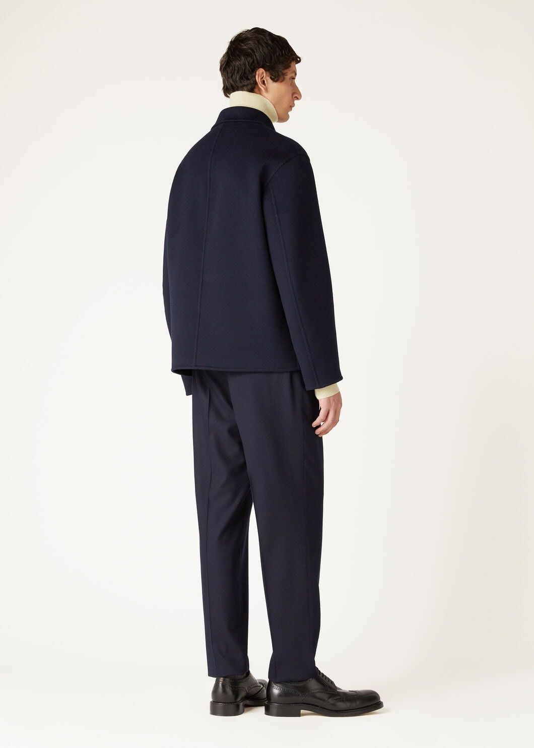 Loro Piana o1w1db10725 FAO3171 Ali Blouson Jacket in Blue Size US M / EU 48-50 / 2 - 5 Thumbnail