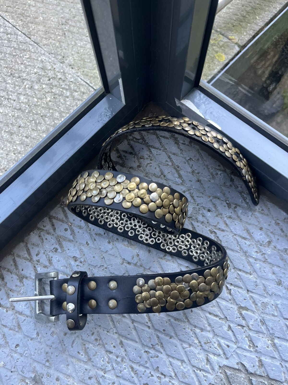 Vintage Avant garde belts leather vintage Size ONE SIZE - 2 Thumbnail