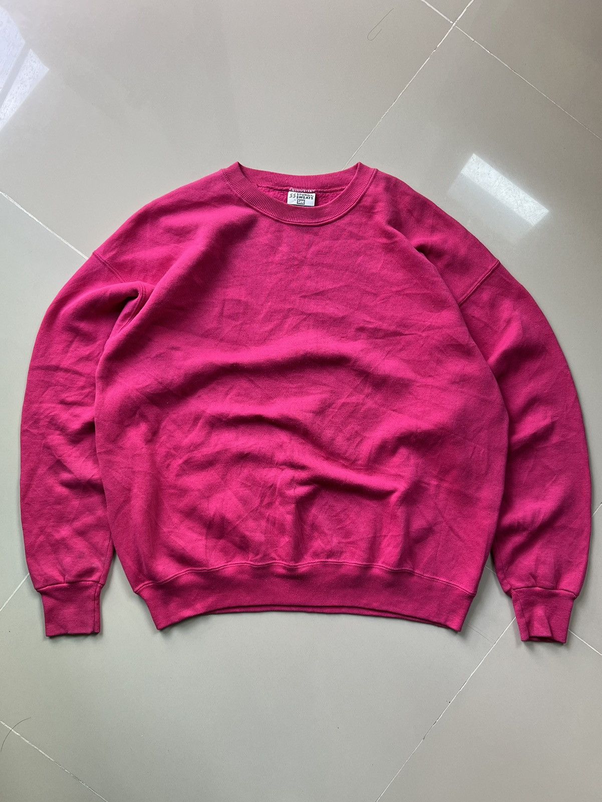 Lee Vintage Lee Pink Blank Crewneck Size US L / EU 52-54 / 3 - 1 Thumbnail
