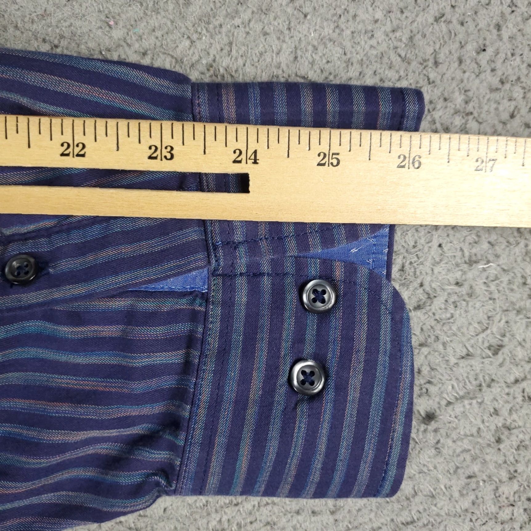 Tommy Bahama Tommy Bahama Shirt Mens 2XL Purple Striped Cotton Button Up Long Sleeve Size US XXL / EU 58 / 5 - 6 Thumbnail