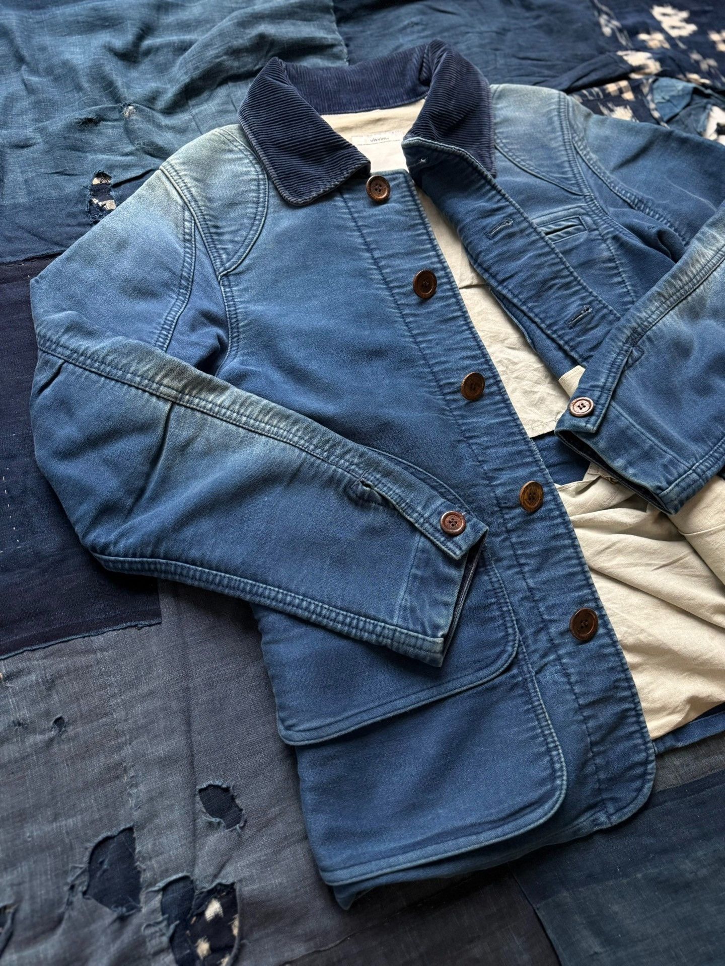 Visvim VISVIM 13AW MINIE HUNTING JKT DMGD MOLESKIN Size US XXS / EU 40 - 8 Thumbnail