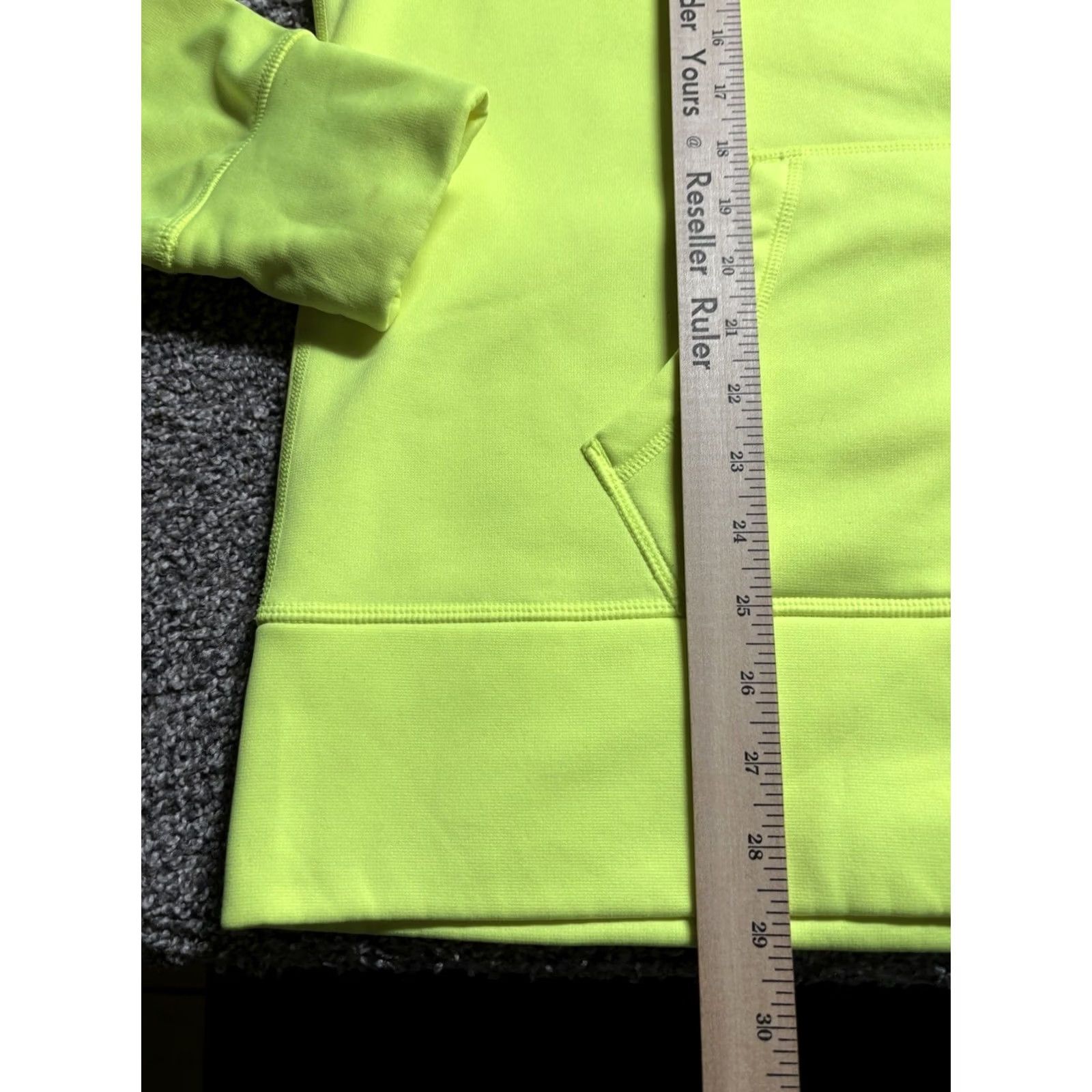 Nike Nike Therma Fit Hoodie Mens XL Bright Yellow Neon Athletic Thumbholes Hoodie Mens XL Yellow Neon Olympic? Size US XL / EU 56 / 4 - 6 Thumbnail