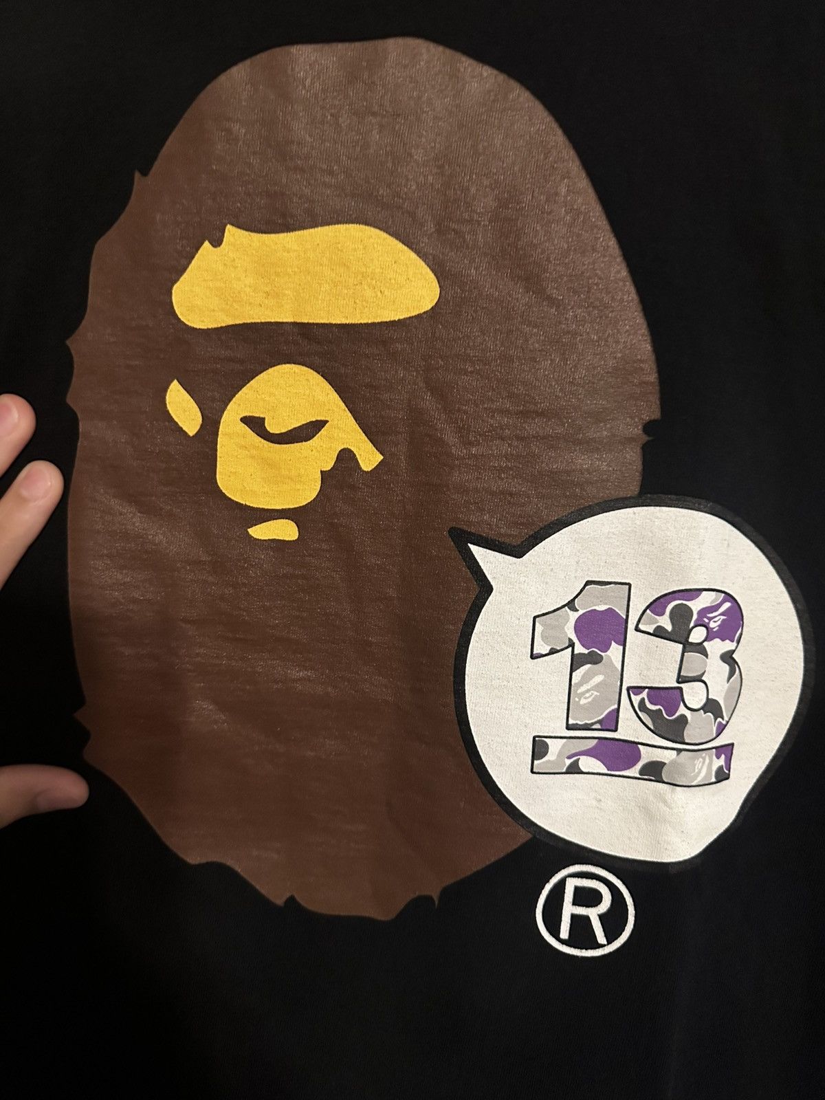 Bape Bape New York 13th Anniversary Ape Head Tee Size US XL / EU 56 / 4 - 3 Thumbnail
