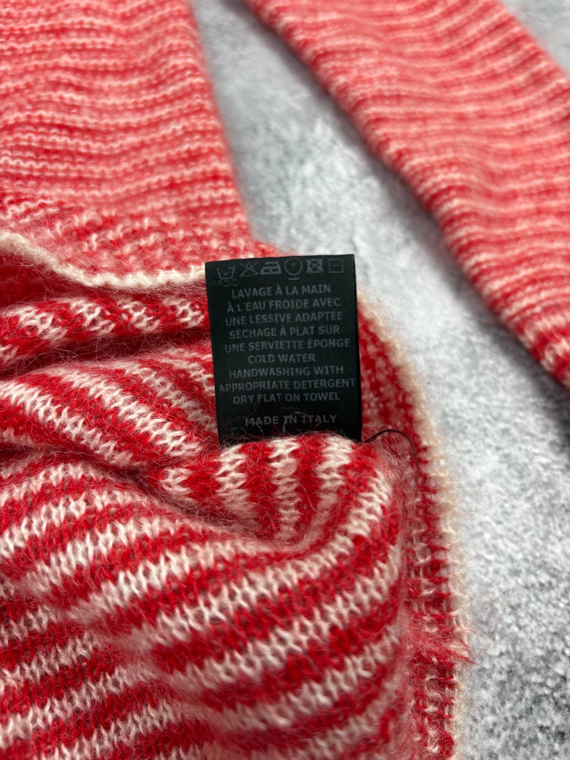 Isabel Marant Etoile Isabel Marant Etoile Striped Sweater in Red Mohair Dark red Size M / US 6-8 / IT 42-44 - 7 Thumbnail