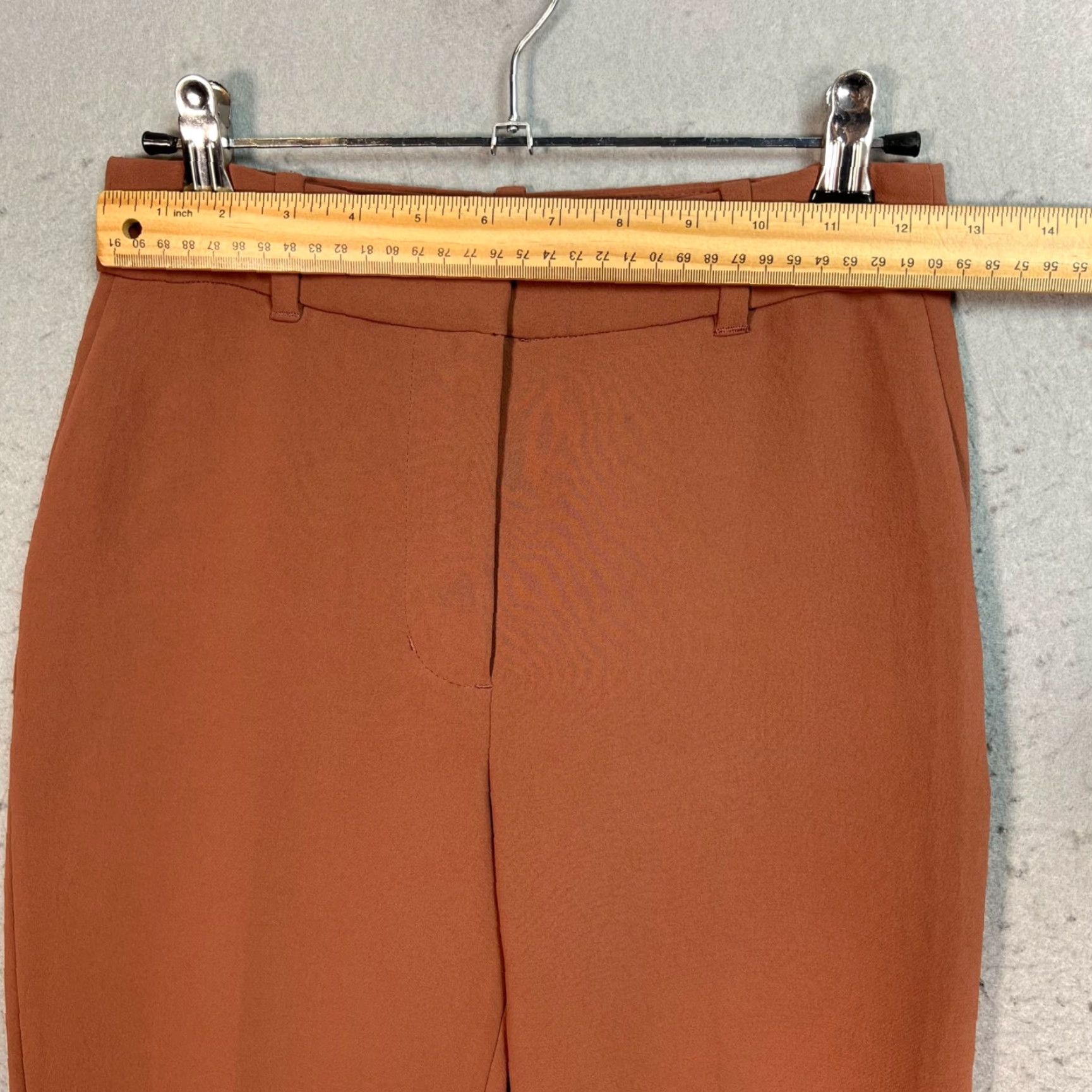 Vintage Wilfred Pants High-Waisted Flared Size 6 Rust Brown Womens Size 28" / US 6 / IT 42 - 5 Thumbnail