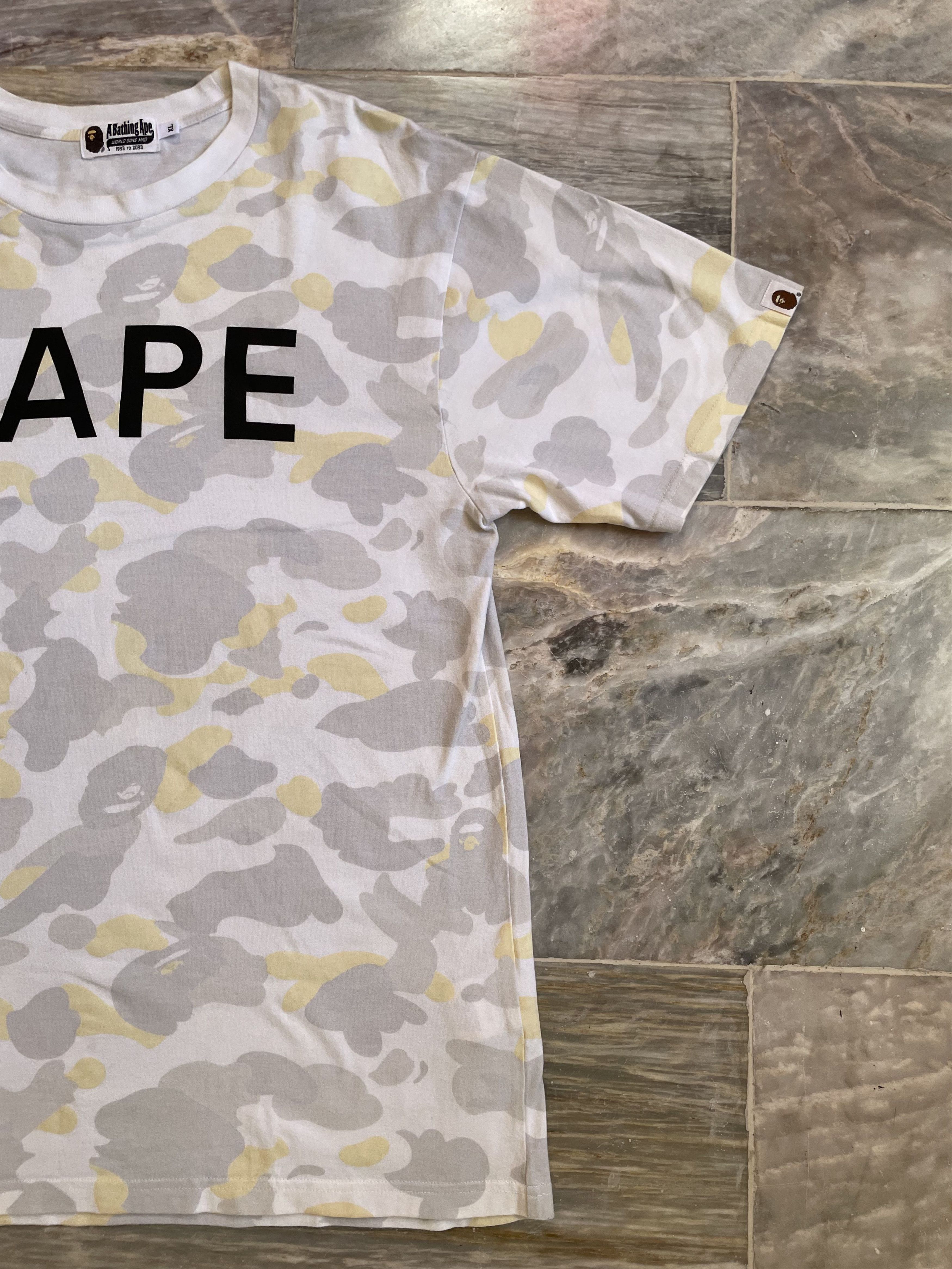 Bape Bape White Camo - GITD Shirt Size US XL / EU 56 / 4 - 4 Thumbnail