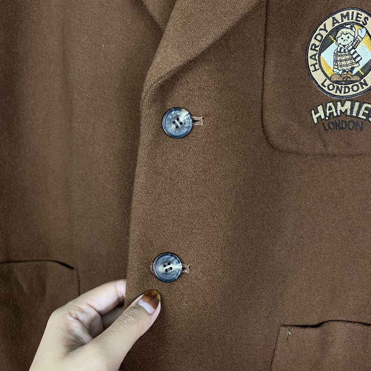 Hardy Amies Vintage Hardy Amies Button Coat Blazer Size US M / EU 48-50 / 2 - 5 Thumbnail