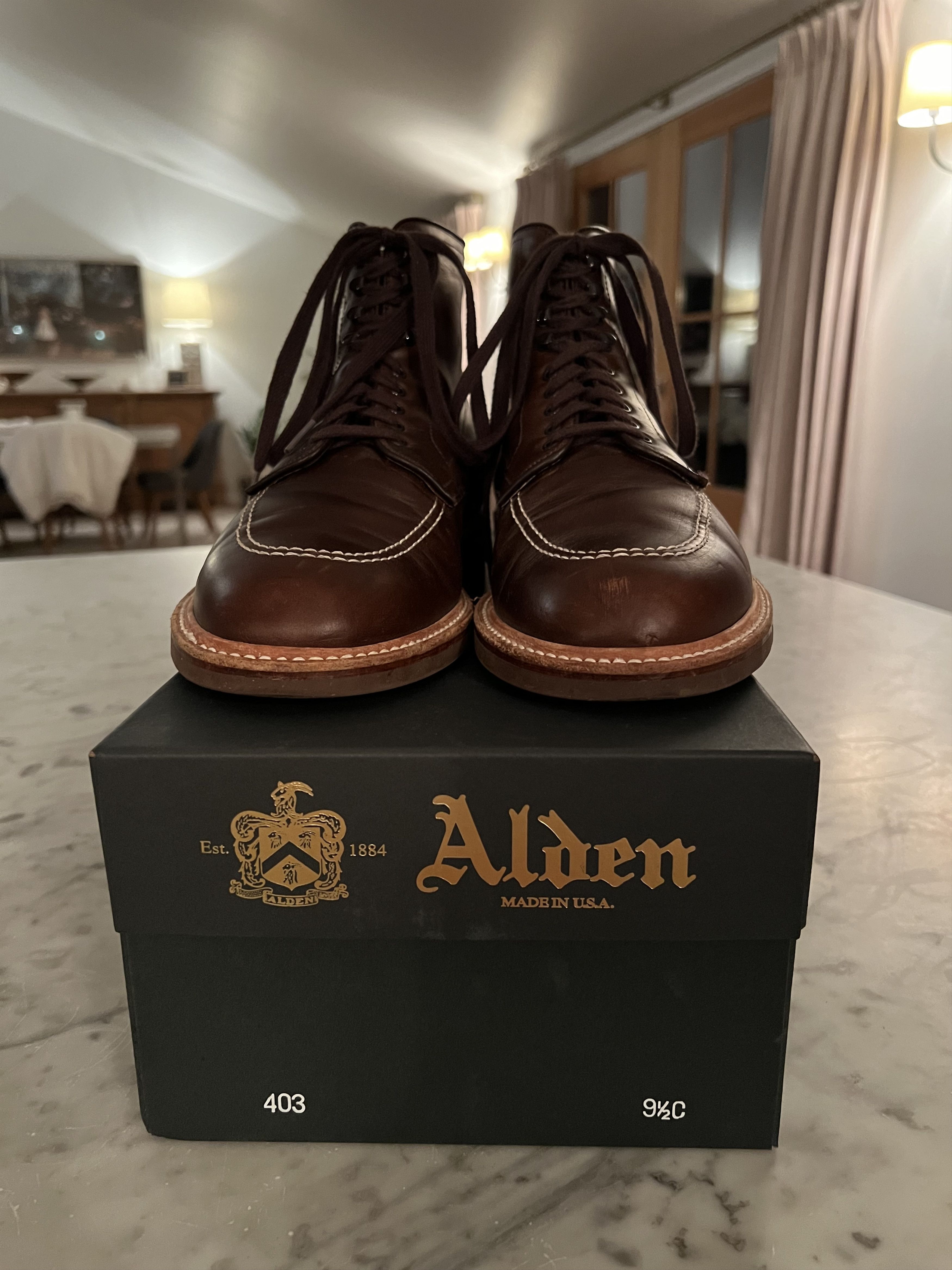 image of Alden 403 - Alden Indy Boot - Brown Chromexcel, Men's (Size 9.5)