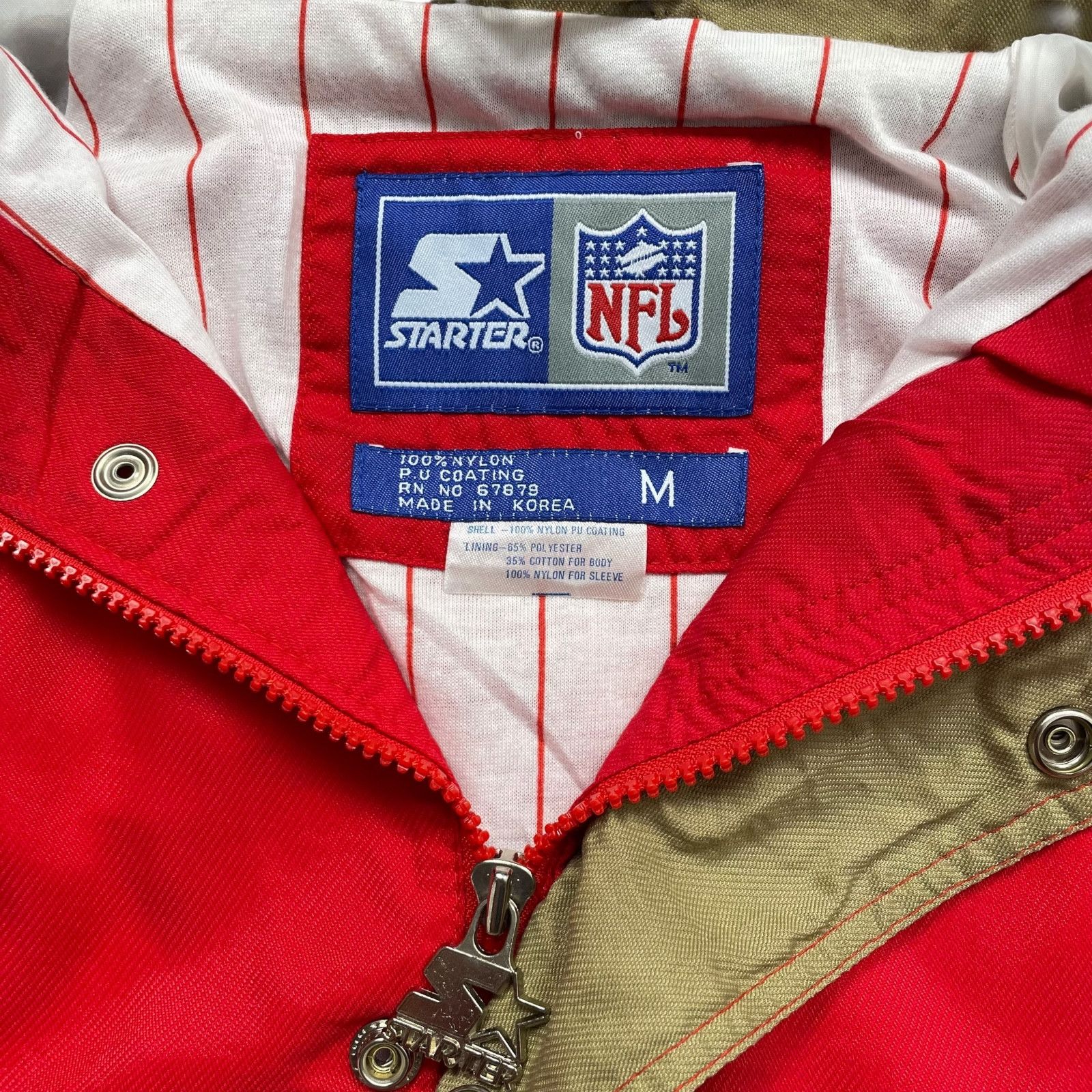 NFL DEADSTOCK VTG 90s SAN FRANCISCO 49ERS STARTER JACKET COAT Size US M / EU 48-50 / 2 - 7 Thumbnail