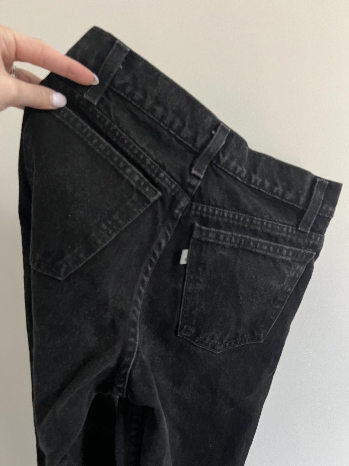 Levi's Vintage 1992 Levi’s Black Women's Straight Leg Jeans Size 25" / US 0 / IT 36 - 3 Thumbnail