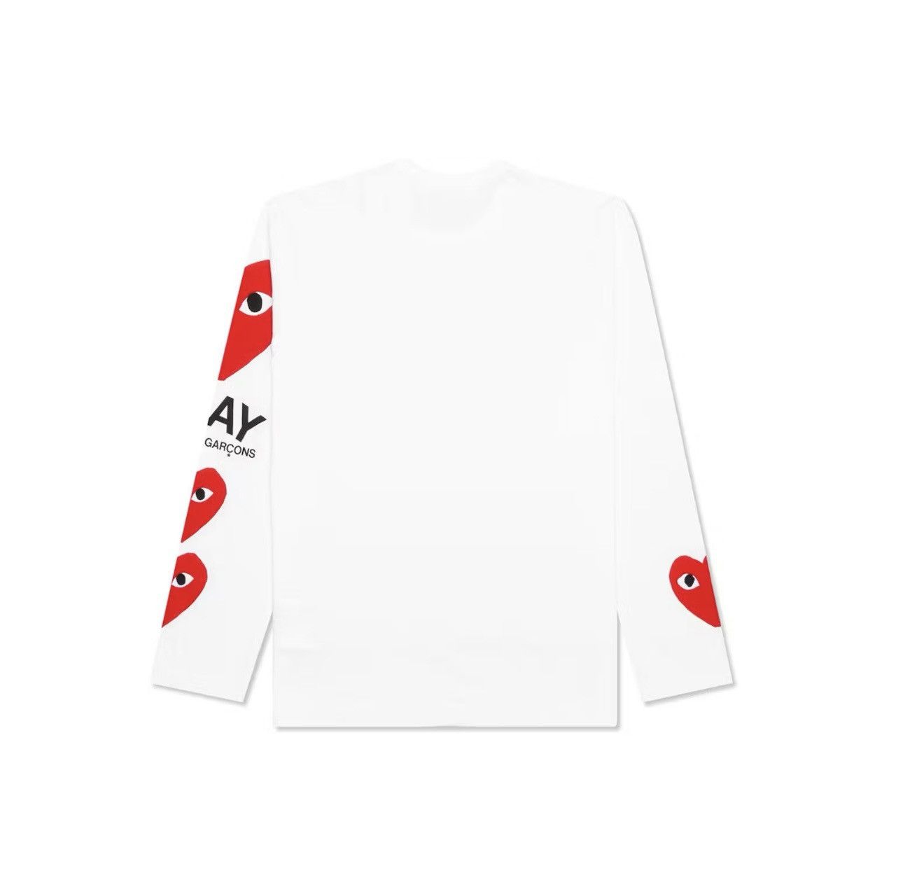 Comme des Garcons Comme Des Garçons PLAY Play Red Printed Sleeves Size US M / EU 48-50 / 2 - 2 Thumbnail