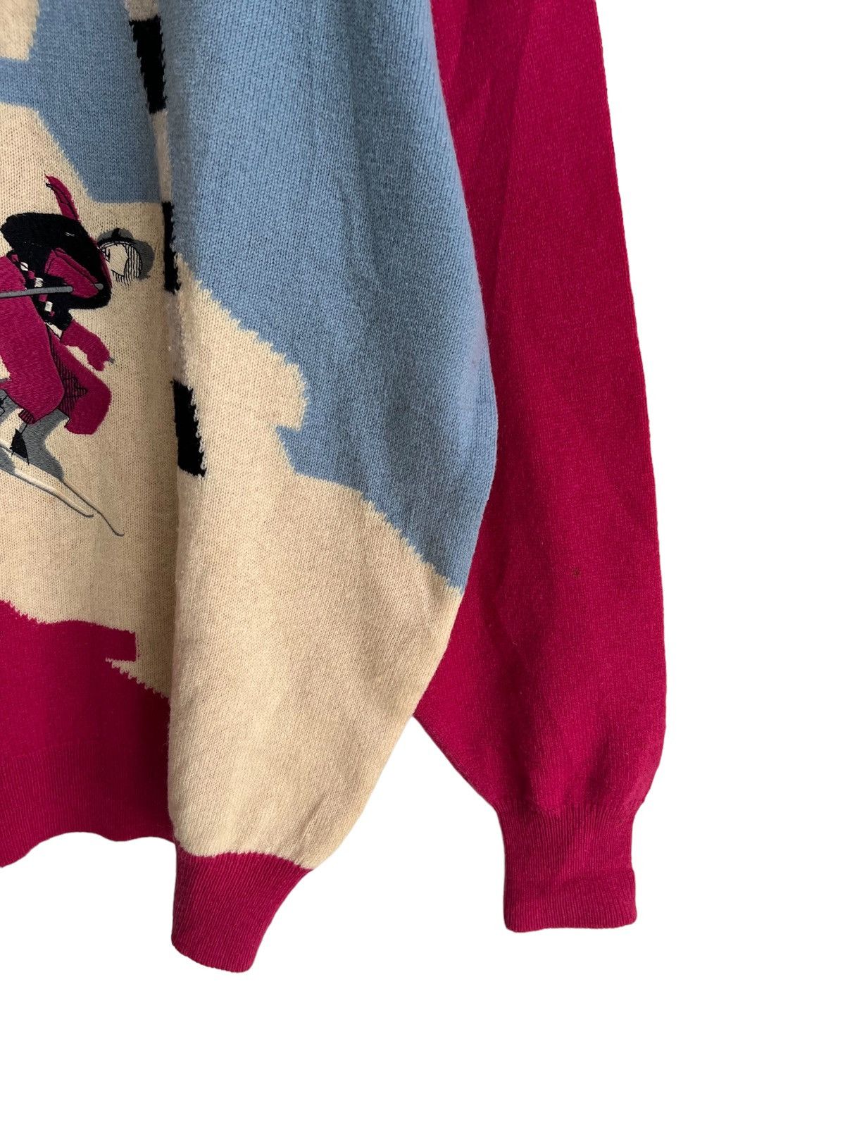 Golf le Fleur Vintage Pringle of Scotland Ski Adventure Wool Knitwear Size US L / EU 52-54 / 3 - 6 Thumbnail