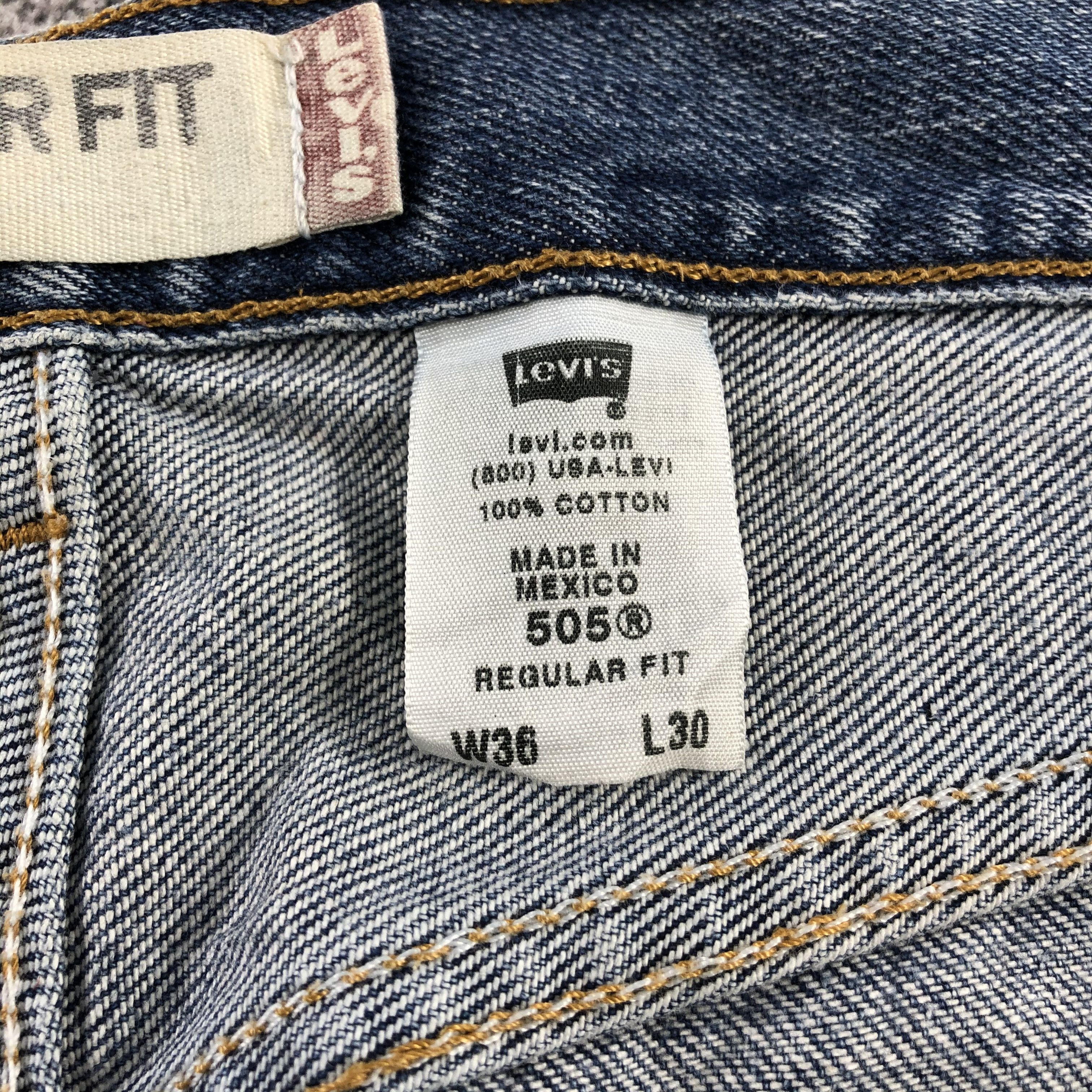 Levi's Vintage Levis 505 Jeans Dirty Wash Denim KJ1041 Size US 36 / EU 52 - 17 Thumbnail