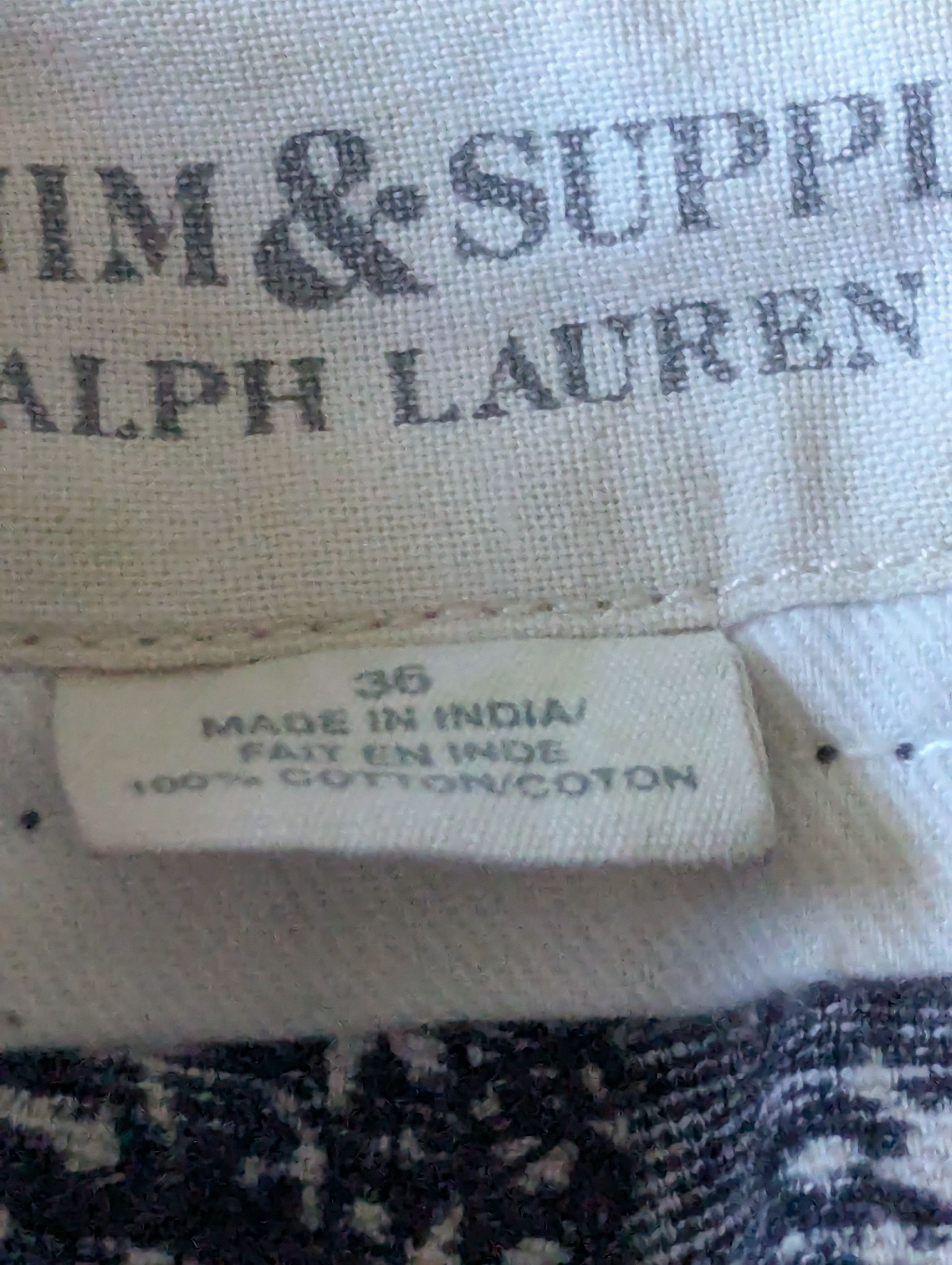 Ralph Lauren 100% Cotton Pant Size US 36 / EU 52 - 4 Thumbnail