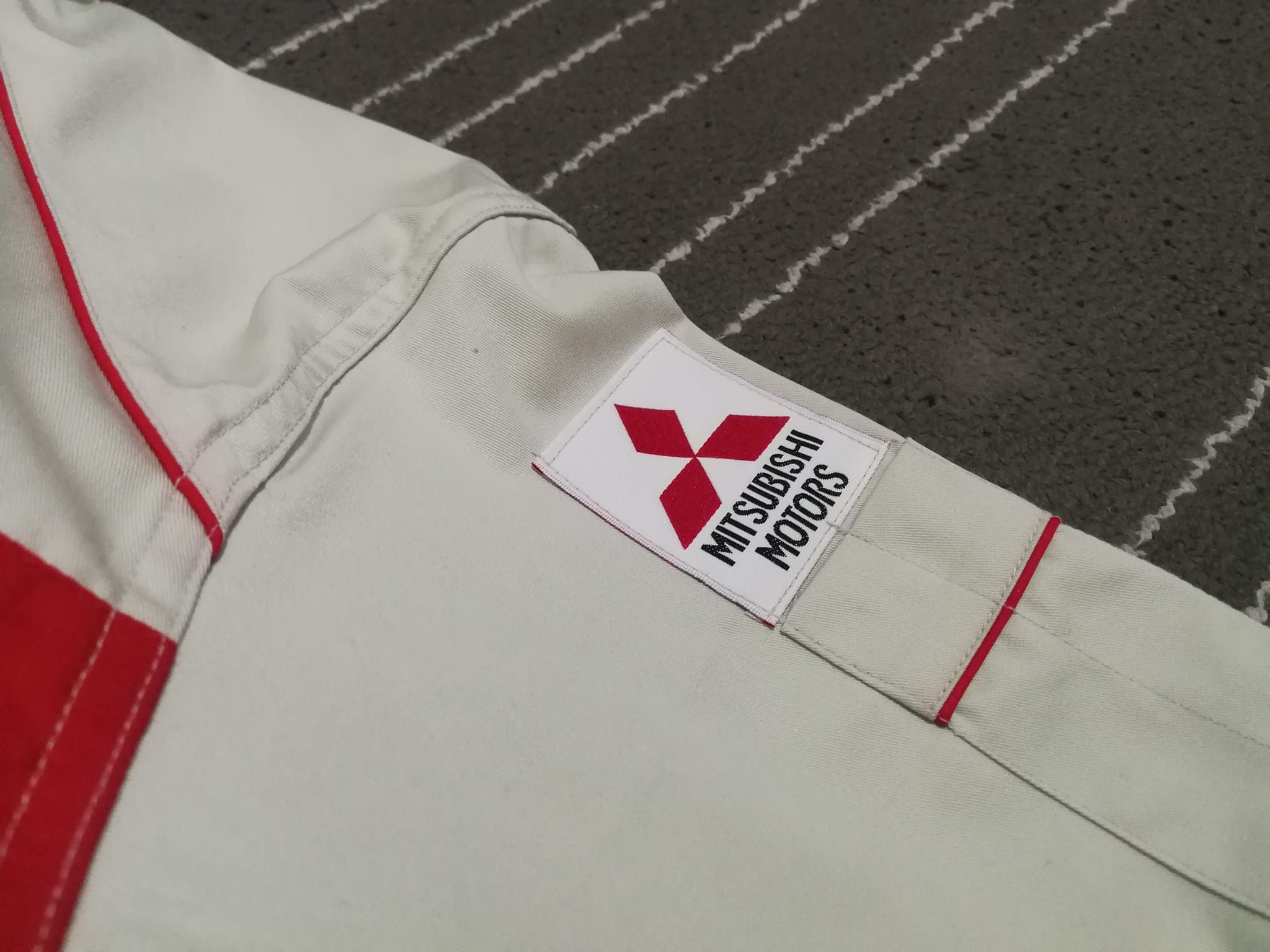 Japanese Brand Vintage MITSUBISHI MOTOR car plaza coverall XS w26-33 Size US 28 / EU 44 - 8 Thumbnail