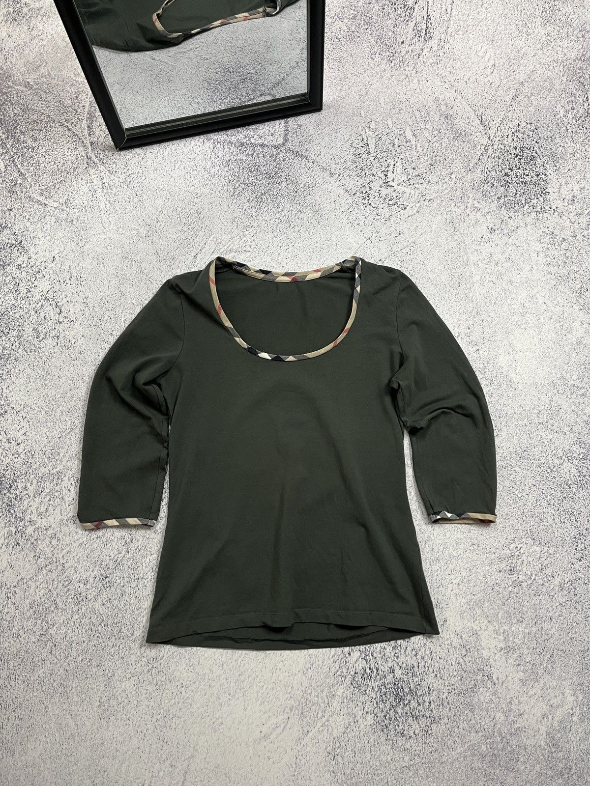 Burberry Burberry London Nova Check Women’s Blouse Shirt Longsleeve Size L / US 10 / IT 46 - 1 Thumbnail