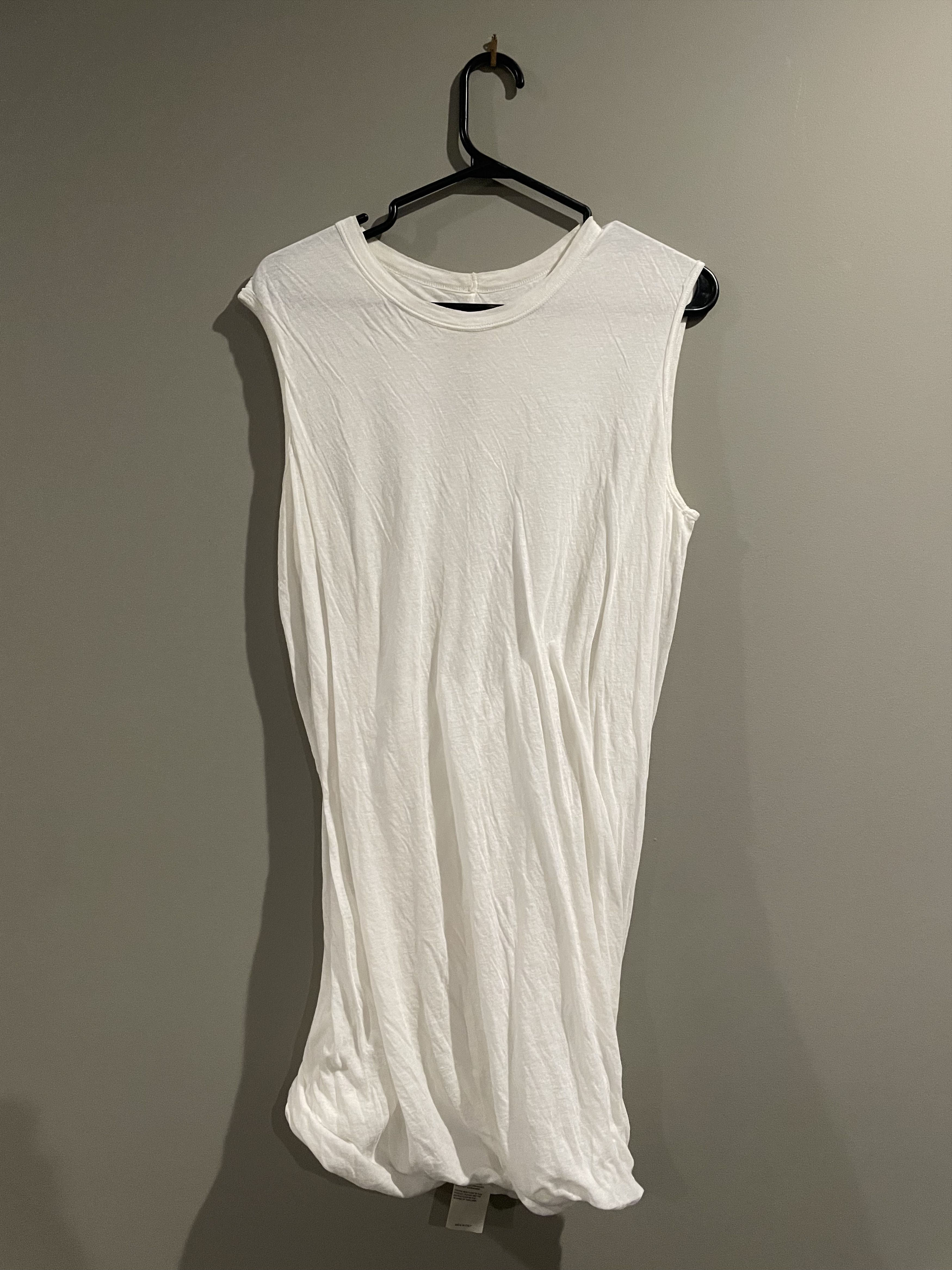 Rick Owens RICK OWENS SS/22 FOGACHINE DOUBLE LAYER SCARIFICATION TEE Size US XS / EU 42 / 0 - 9 Thumbnail