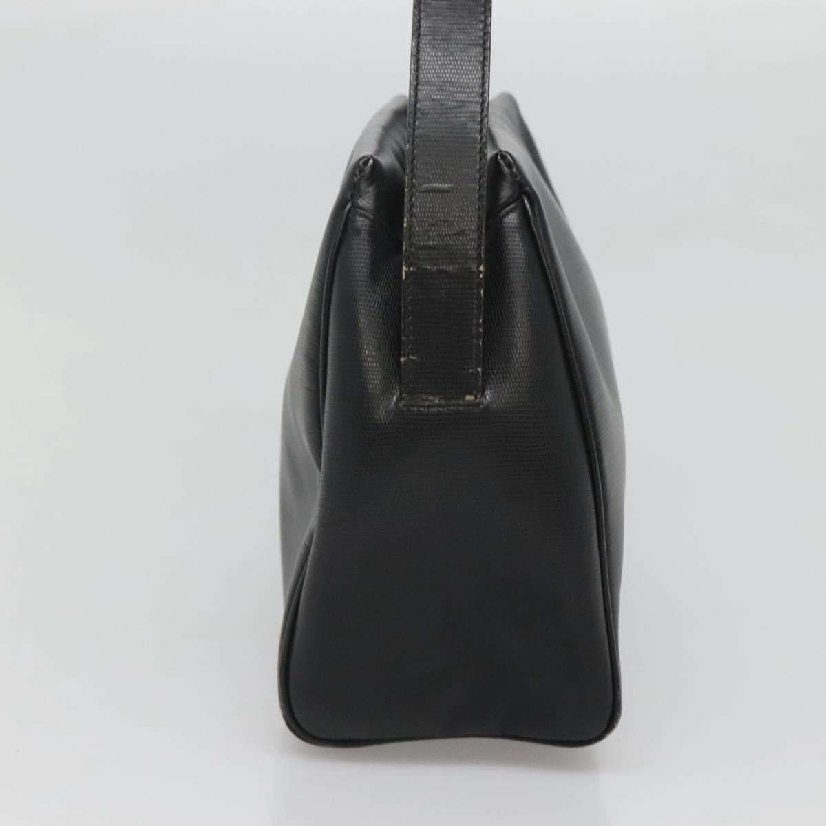 Celine CELINE Hand Bag Leather Black Gold Size ONE SIZE - 5 Thumbnail