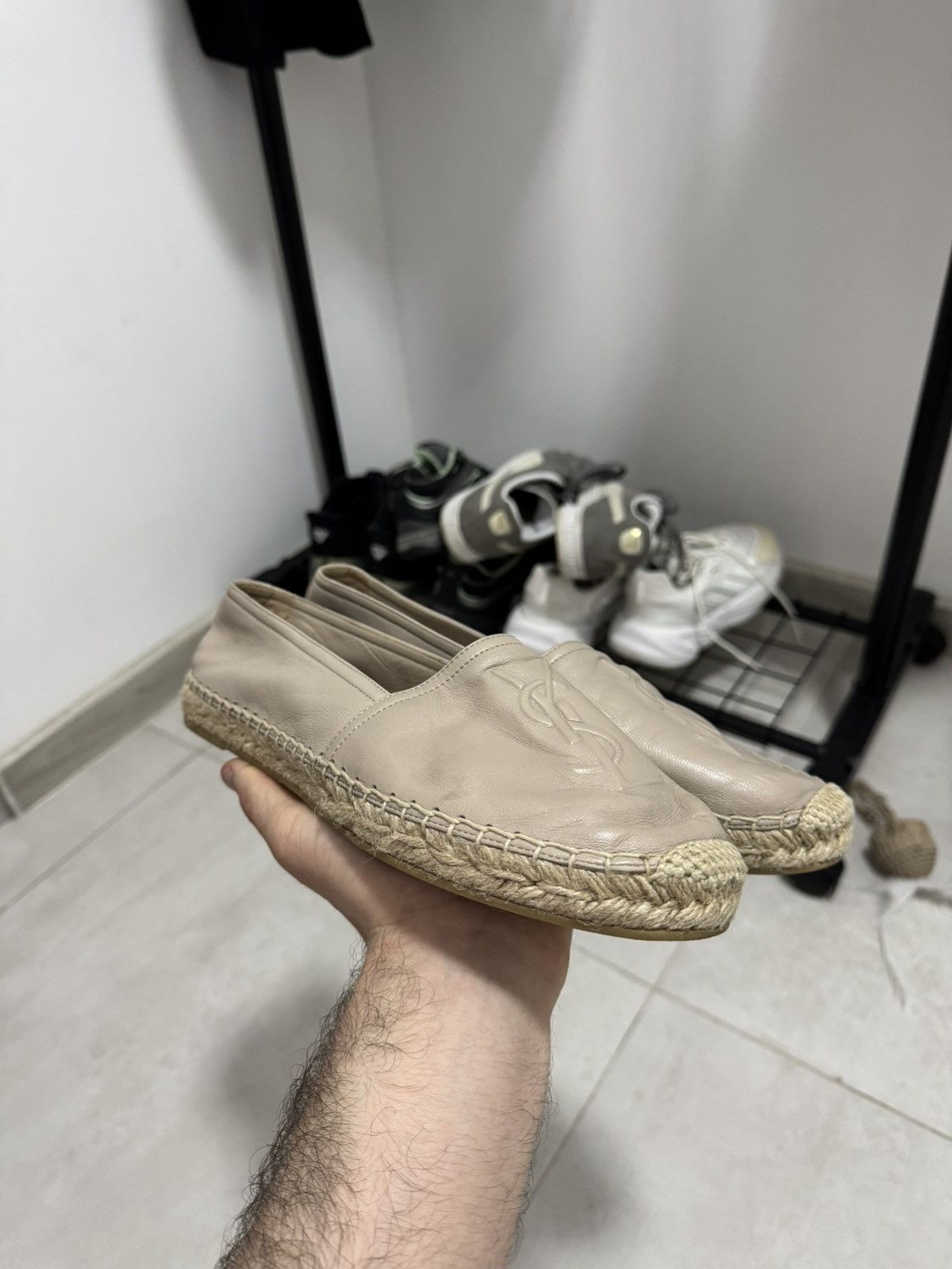 Saint Laurent Paris Saint Laurent Paris Monogram Cassandre Espadrille Slip On Size US 10 / IT 40 - 2 Thumbnail