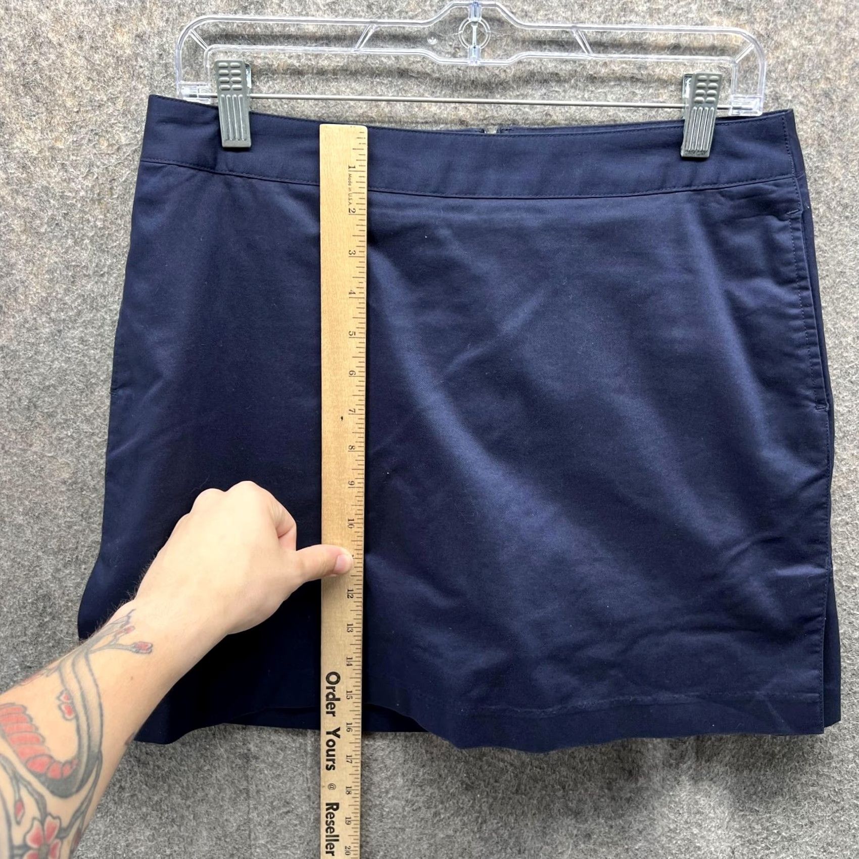 Adidas Adidas Skort Women 6 Blue Navy Athletic Stretch Golf Skirt Lined Short Performance/Activity Golf Women 6 Blue Nike Size 28" / US 6 / IT 42 - 4 Thumbnail