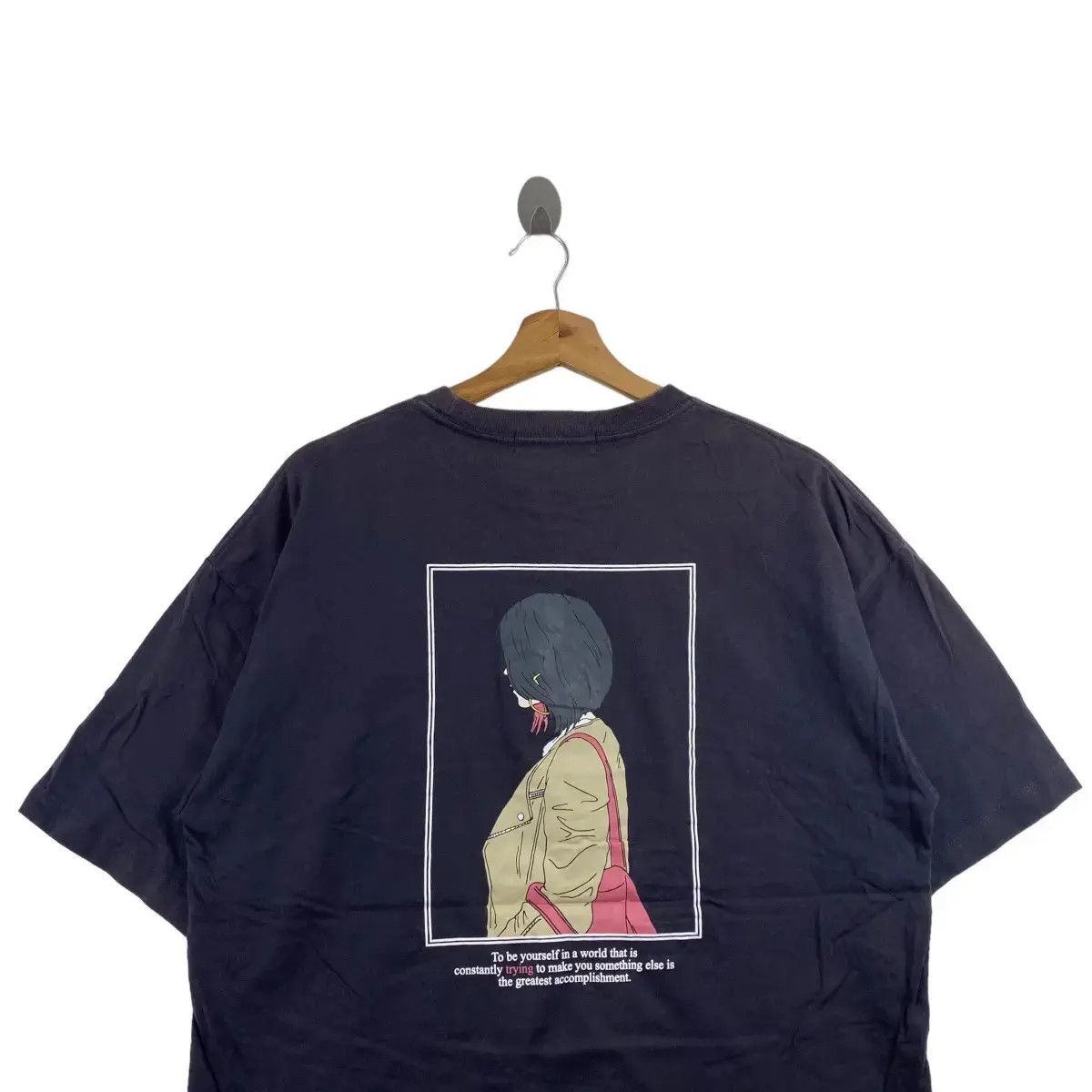 Vintage CONFIRM ORIGINAL DESIGN Be Yourself Tee Shirt Top Greatest Size M / US 6-8 / IT 42-44 - 2 Thumbnail