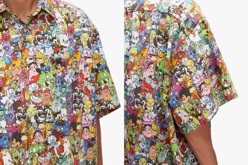 Vetements Vetements 20ss cartoon character printed short-sleeve shir Size US M / EU 48-50 / 2 - 6 Thumbnail