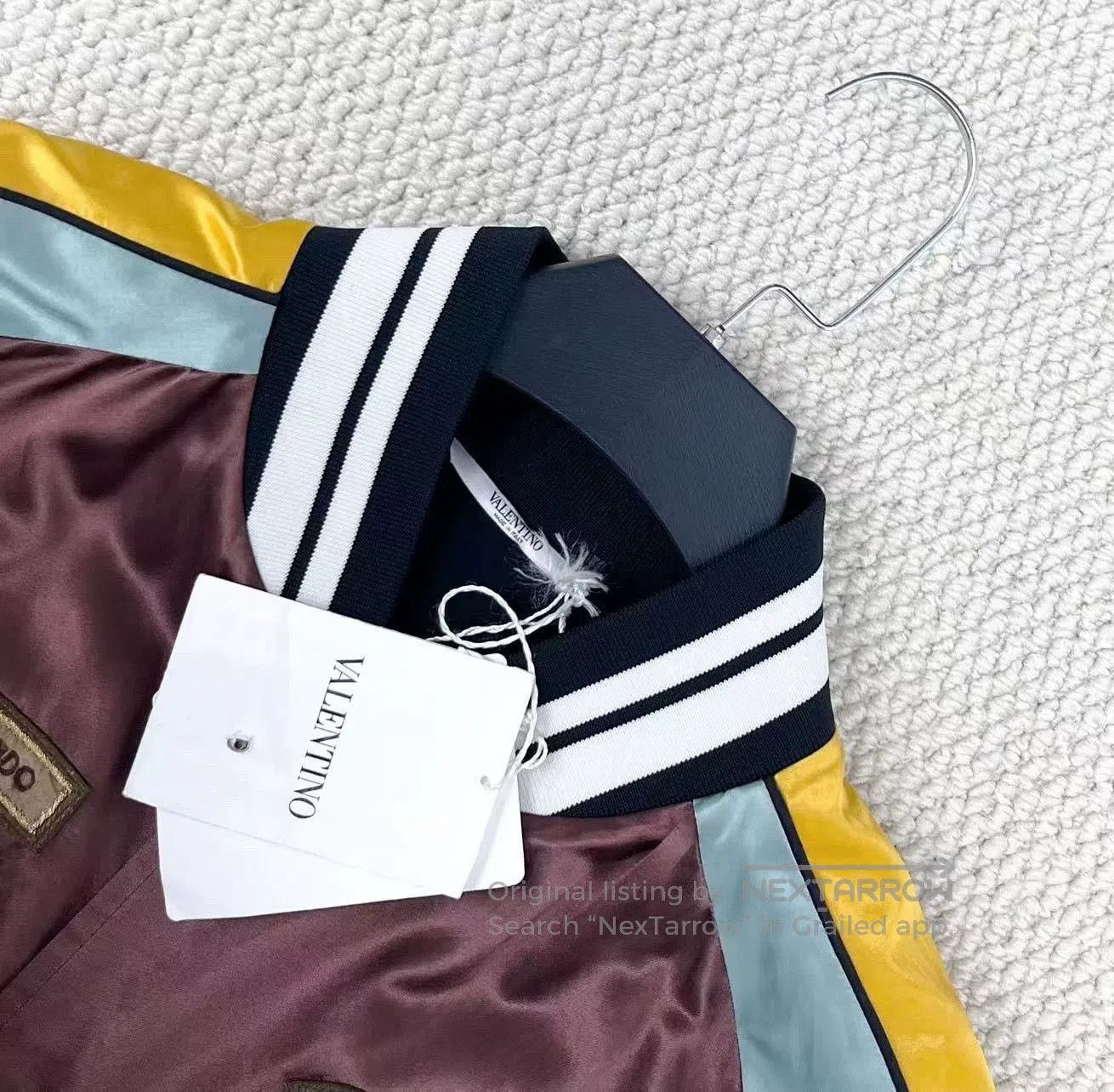 Valentino Valentino Embroidered Bomber Jacket. Size US L / EU 52-54 / 3 - 3 Thumbnail