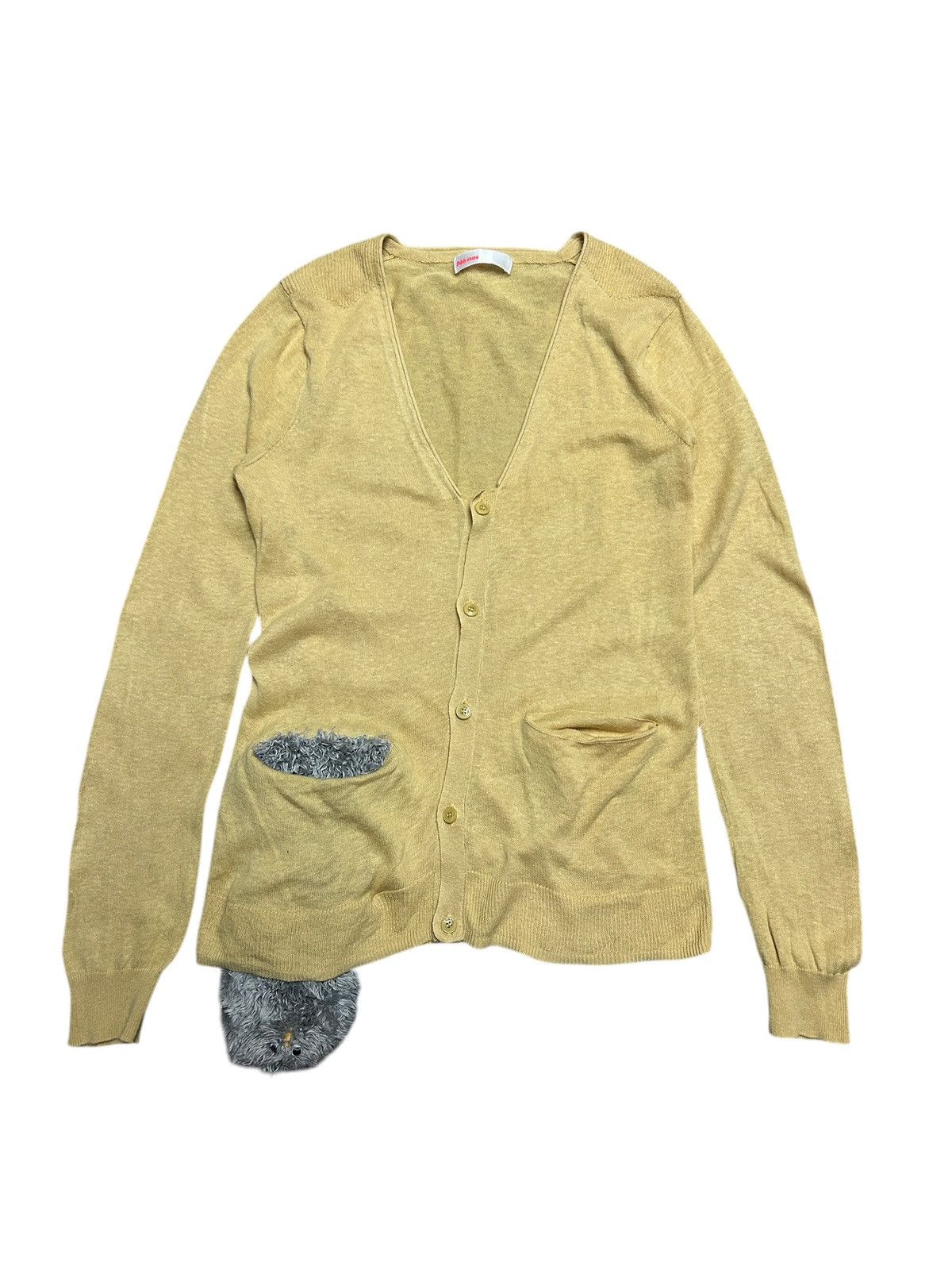 Issey Miyake Hand Puppet Cardigan Size M / US 6-8 / IT 42-44 - 2 Thumbnail