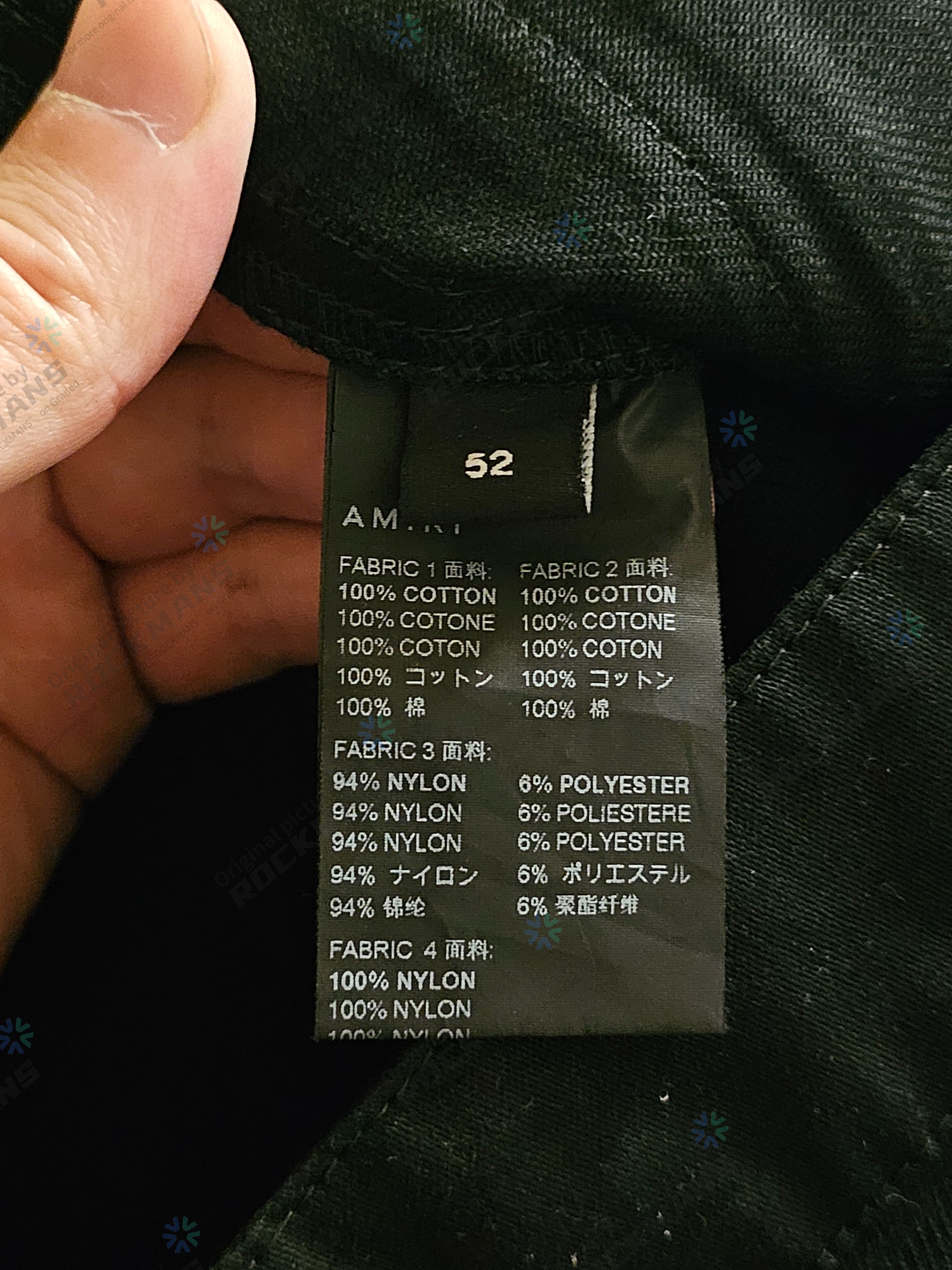 Amiri AMIRI PARACHUTE BLACK CARGO PANTS SIZE 52 Size US 36 / EU 52 - 5 Thumbnail