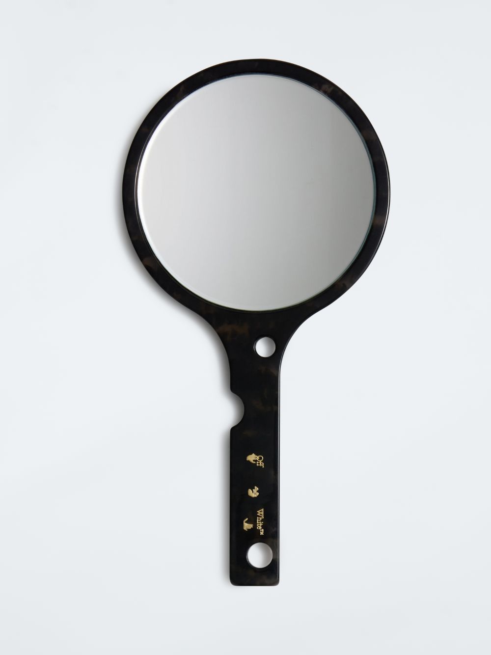 Off-White o1gr1nt1124 Size: OS / Meteor Hand Mirror Dark Havana Gold Size ONE SIZE - 1 Preview