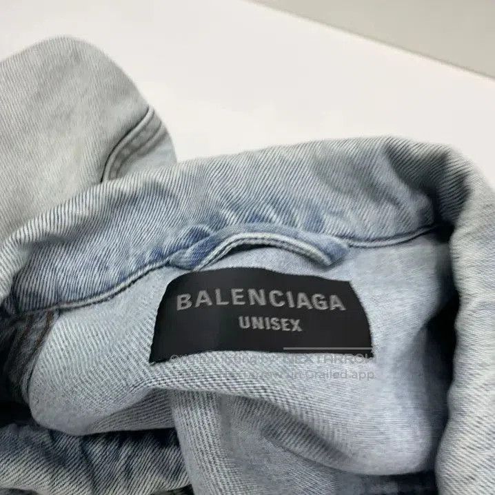 Balenciaga Balenciaga SS24 Blue Denim Jacket for All. Size US L / EU 52-54 / 3 - 4 Thumbnail