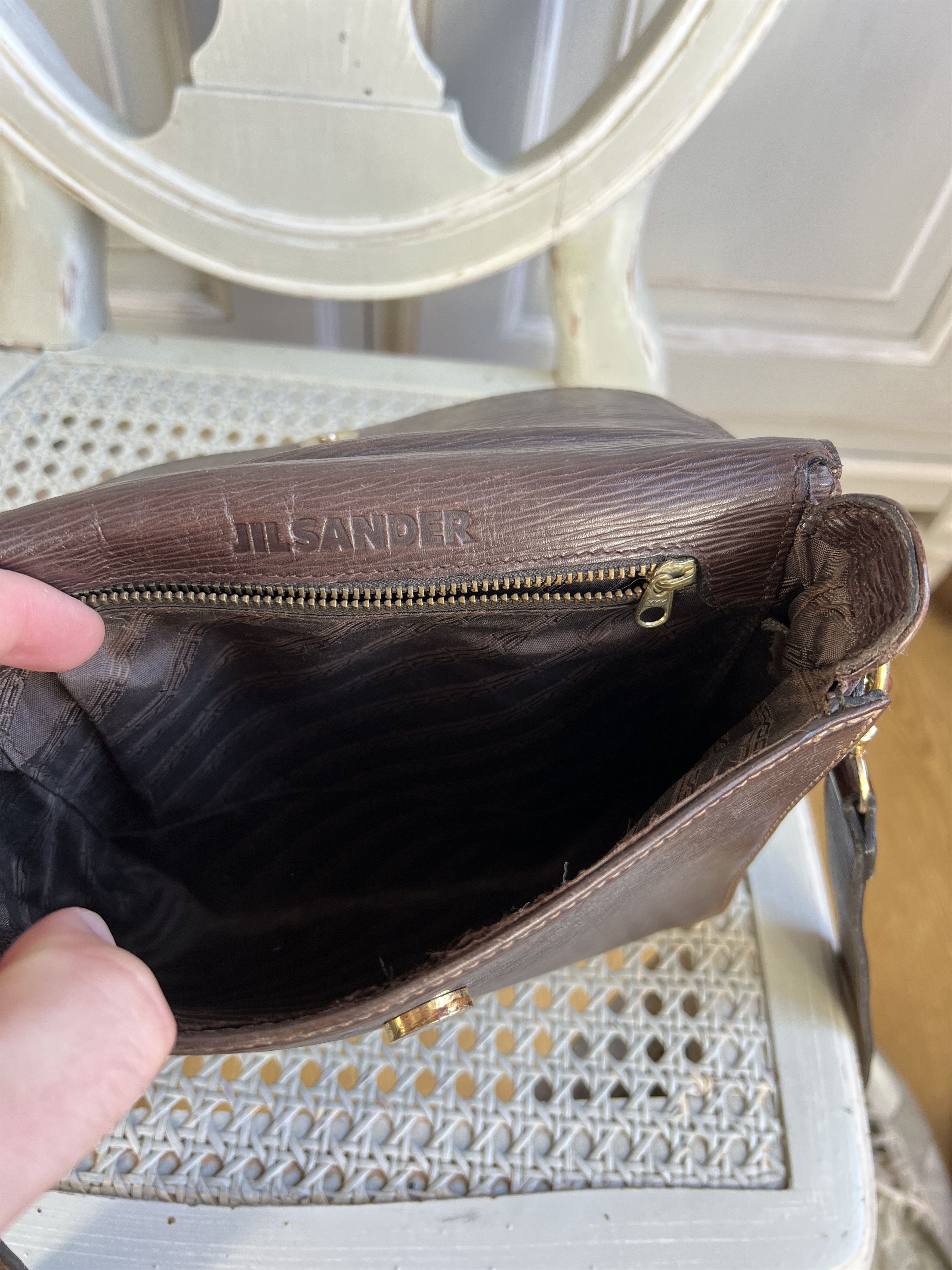 Jil Sander JIL SANDER LEATHER SHOUDER CROSSBODY BAG Size ONE SIZE - 7 Thumbnail