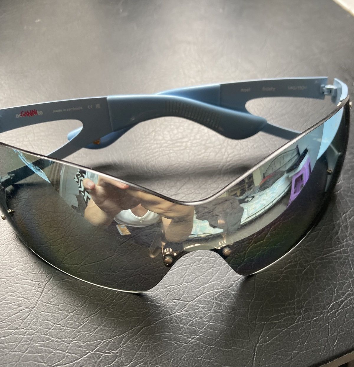 Gianni Valentino Ganni x Ace & Tate Silver Lake Blue Noel Sunglasses Size ONE SIZE - 2 Thumbnail