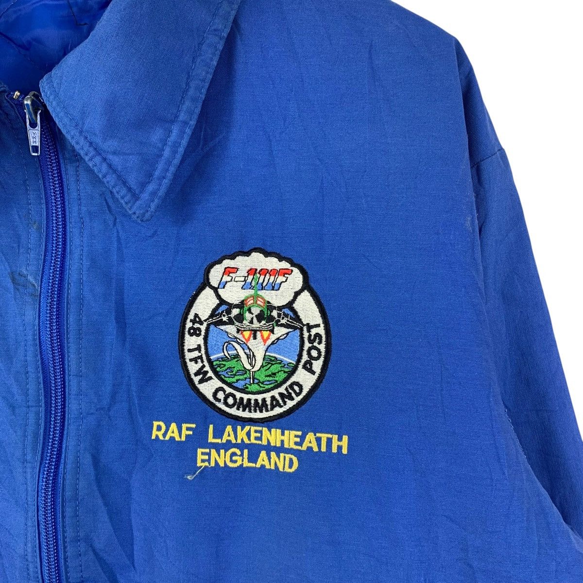 Vintage Vintage WAYFARER RAF Lakenheath England Embroidered Bomber Size US L / EU 52-54 / 3 - 5 Thumbnail