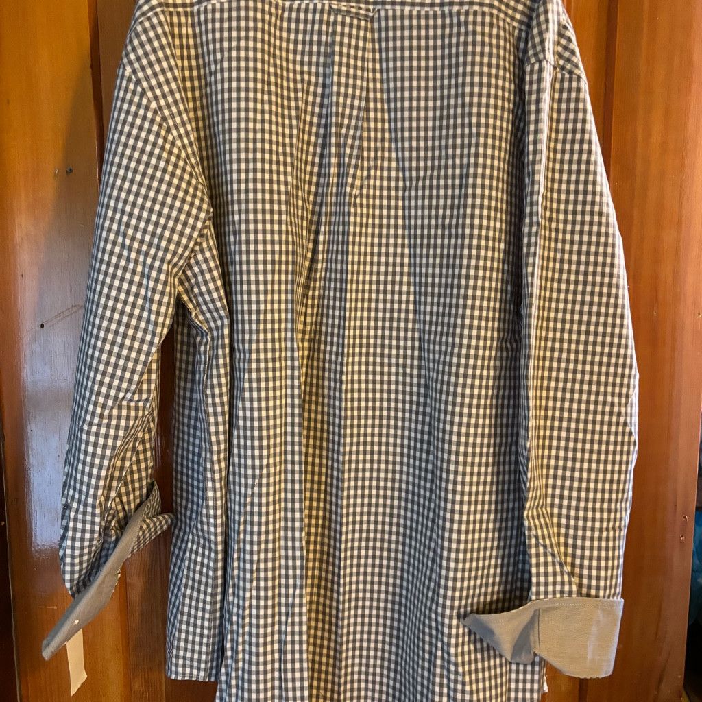 Izod NWT Mens Check IZOD dress shirt Size 38L - 8 Thumbnail