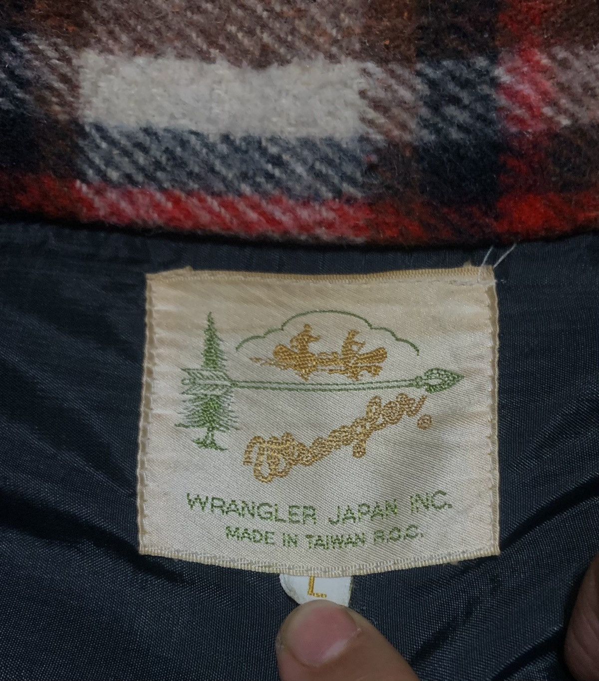 Wrangler Vintage Wrangler Wool Flannel Shirt Jacket Size US L / EU 52-54 / 3 - 5 Thumbnail