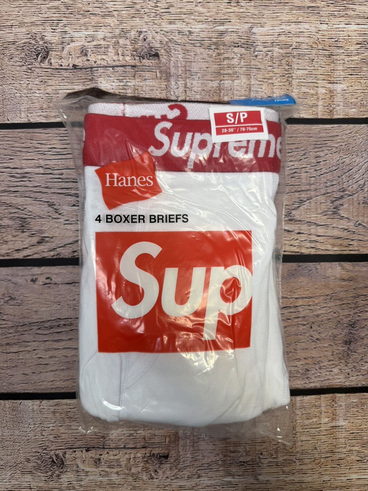 Supreme NEW Supreme Hanes Boxers 4-Pack - White - size S Size ONE SIZE - 1 Thumbnail