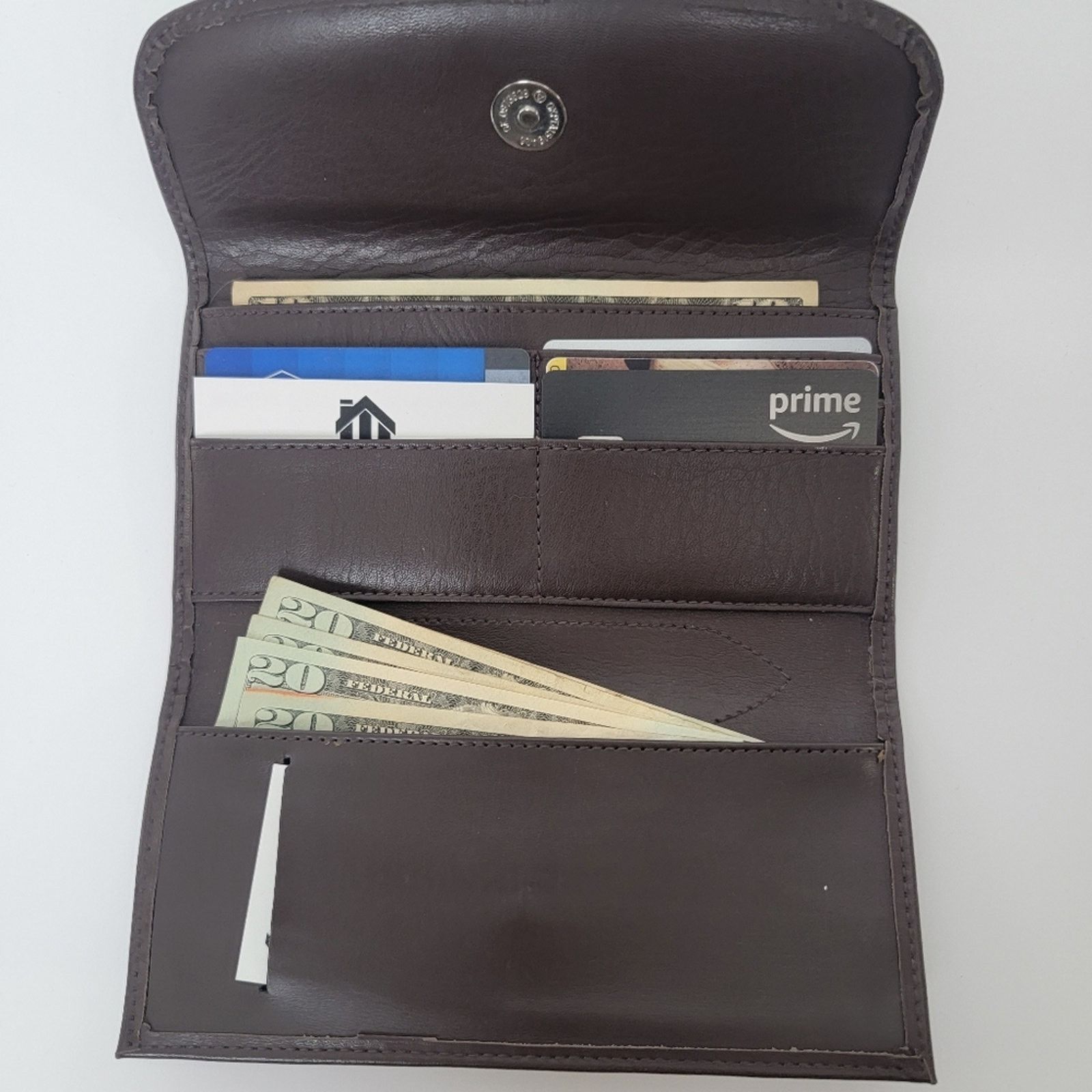 Coach Coach Trifold Chocolate Brown Leather Wallet Size ONE SIZE - 3 Thumbnail