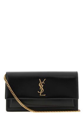 Saint Laurent Paris o1s1wg111225 810997 Size: OS / Sunset Clutch in Black Size ONE SIZE - 3 Thumbnail