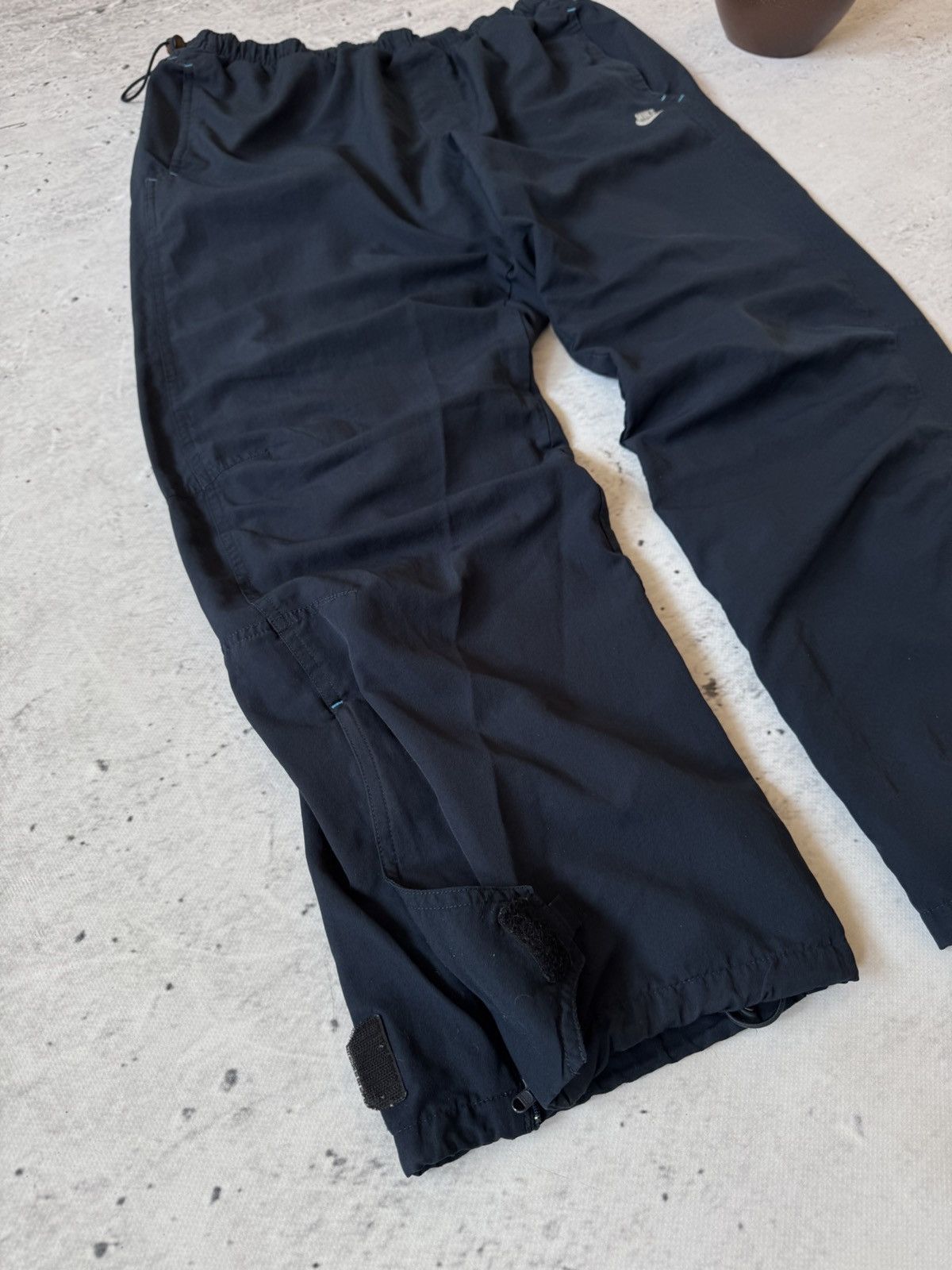 Nike × Vintage NIKE NYLON VINTAGE Y2K OVERSIZE BAGGY FIT PANTS SWEATPANTS Size US 34 / EU 50 - 3 Thumbnail