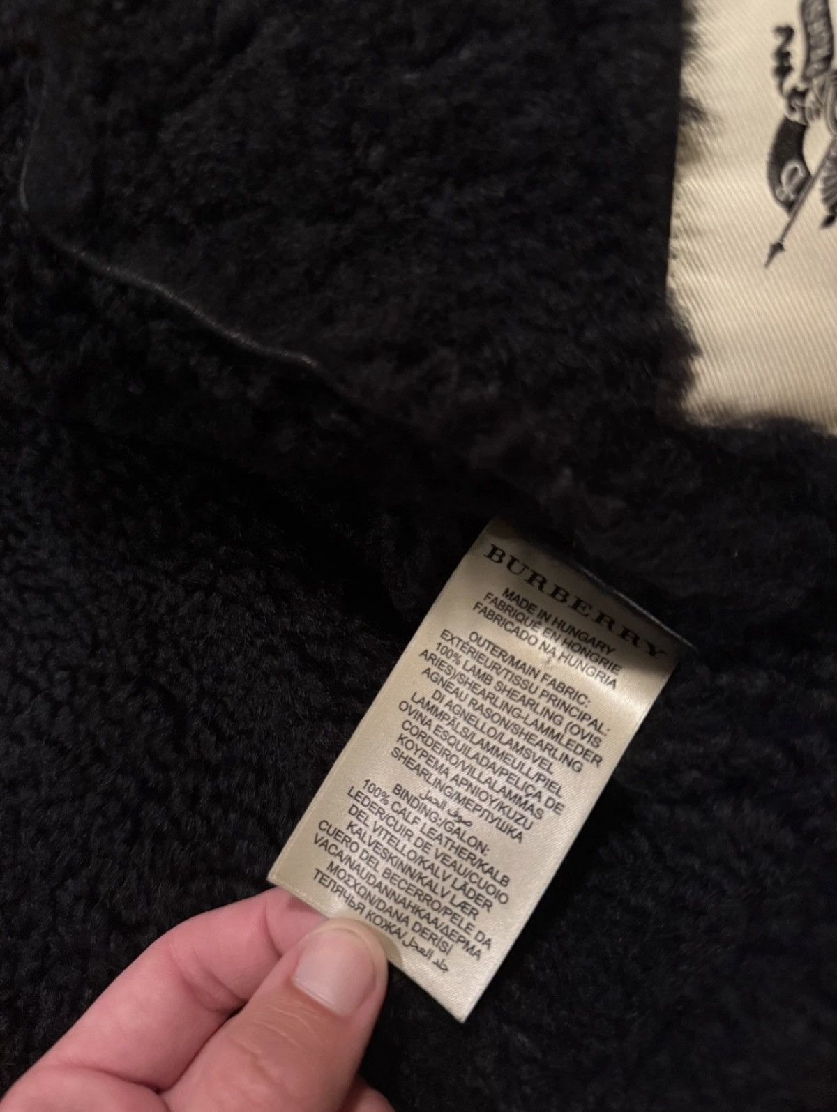Burberry Prorsum Burberry Prorsum Shearling Biker Jacket Black Size S / US 4 / IT 40 - 12 Thumbnail