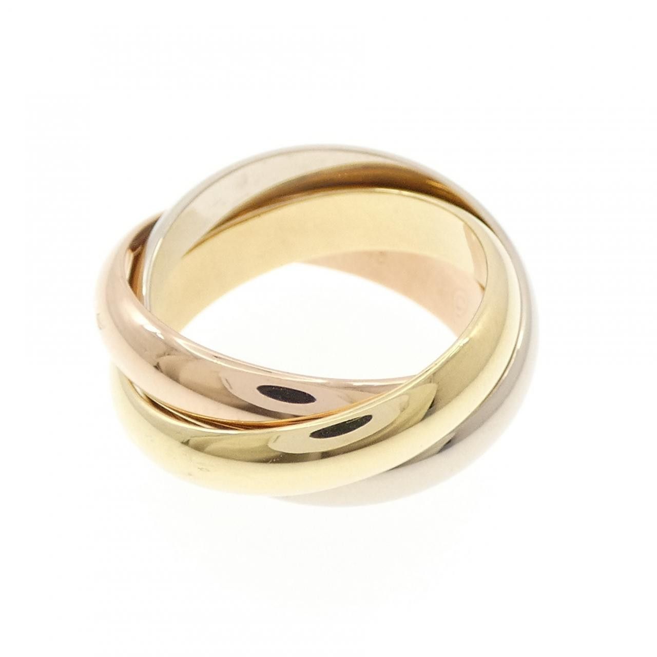 Cartier Cartier Cartier Trinity 18K Three Gold Ring Size 48 Precious Metal Ring DUTY FREE for USA Size ONE SIZE - 1 Thumbnail