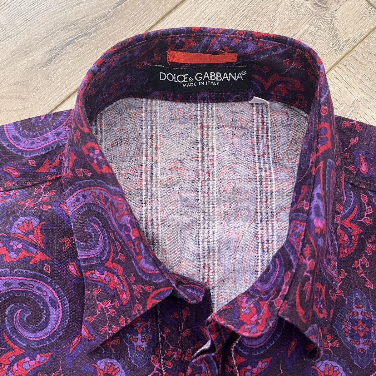Dolce & Gabbana Dolce & Gabbana Mainline Archive Psychedelic Shirt Size US M / EU 48-50 / 2 - 3 Thumbnail